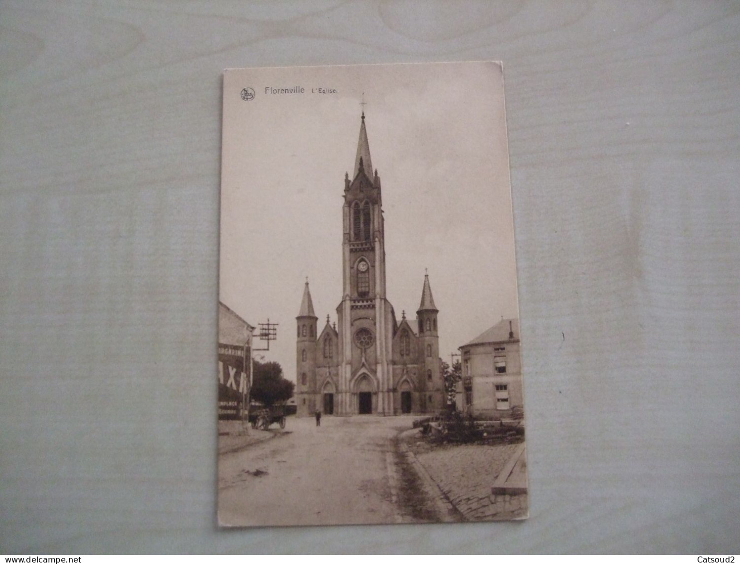 Carte Postale Ancienne FLORENVILLE L'église - Florenville