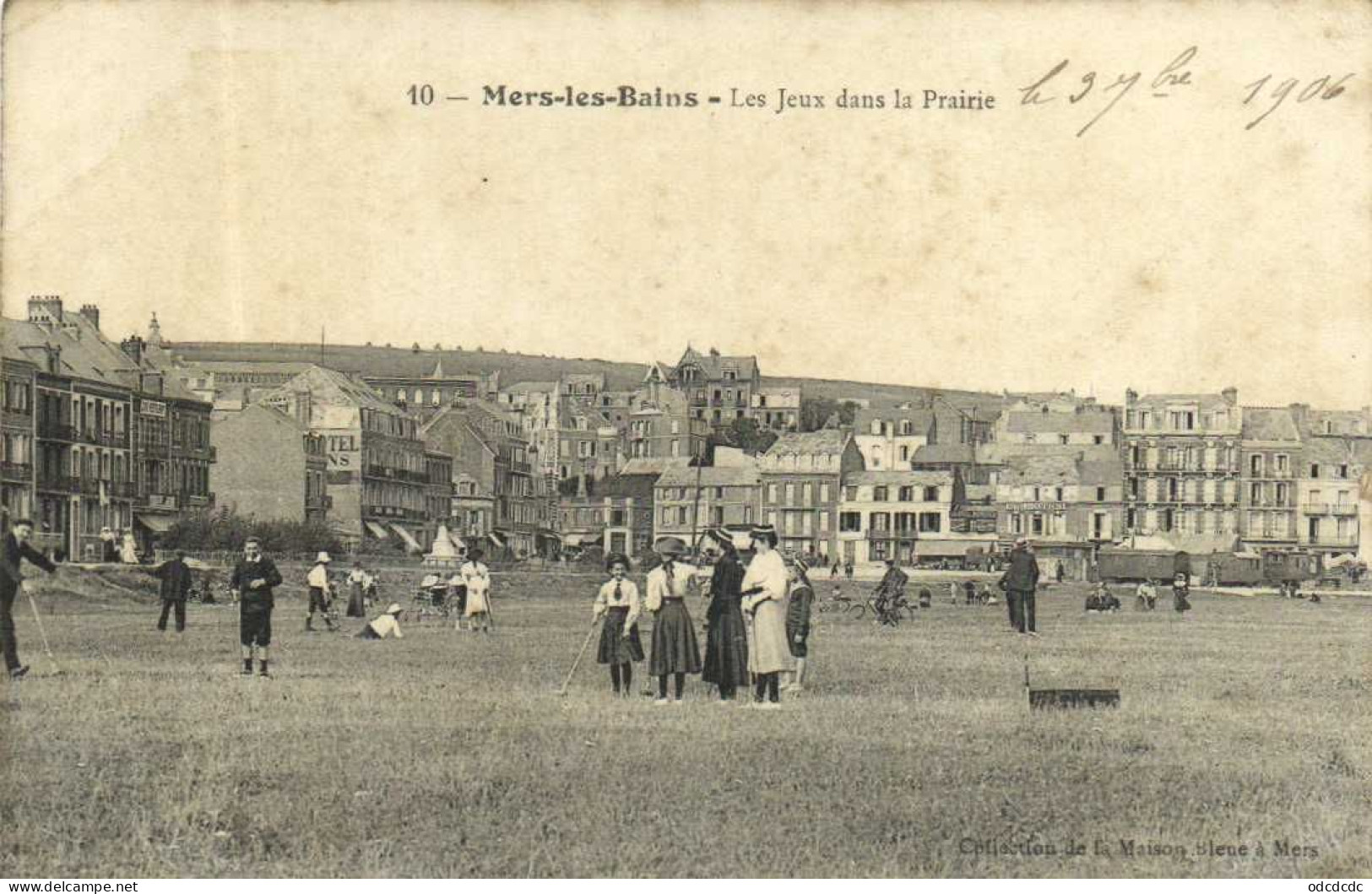 Mers Les Bains Les Jeux Dans  La Prairie Croquet Animée RV - Mers Les Bains