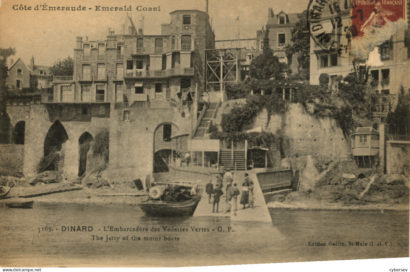 DINARD - L'Embarcadère Des Vedettes Vertes - Dinard