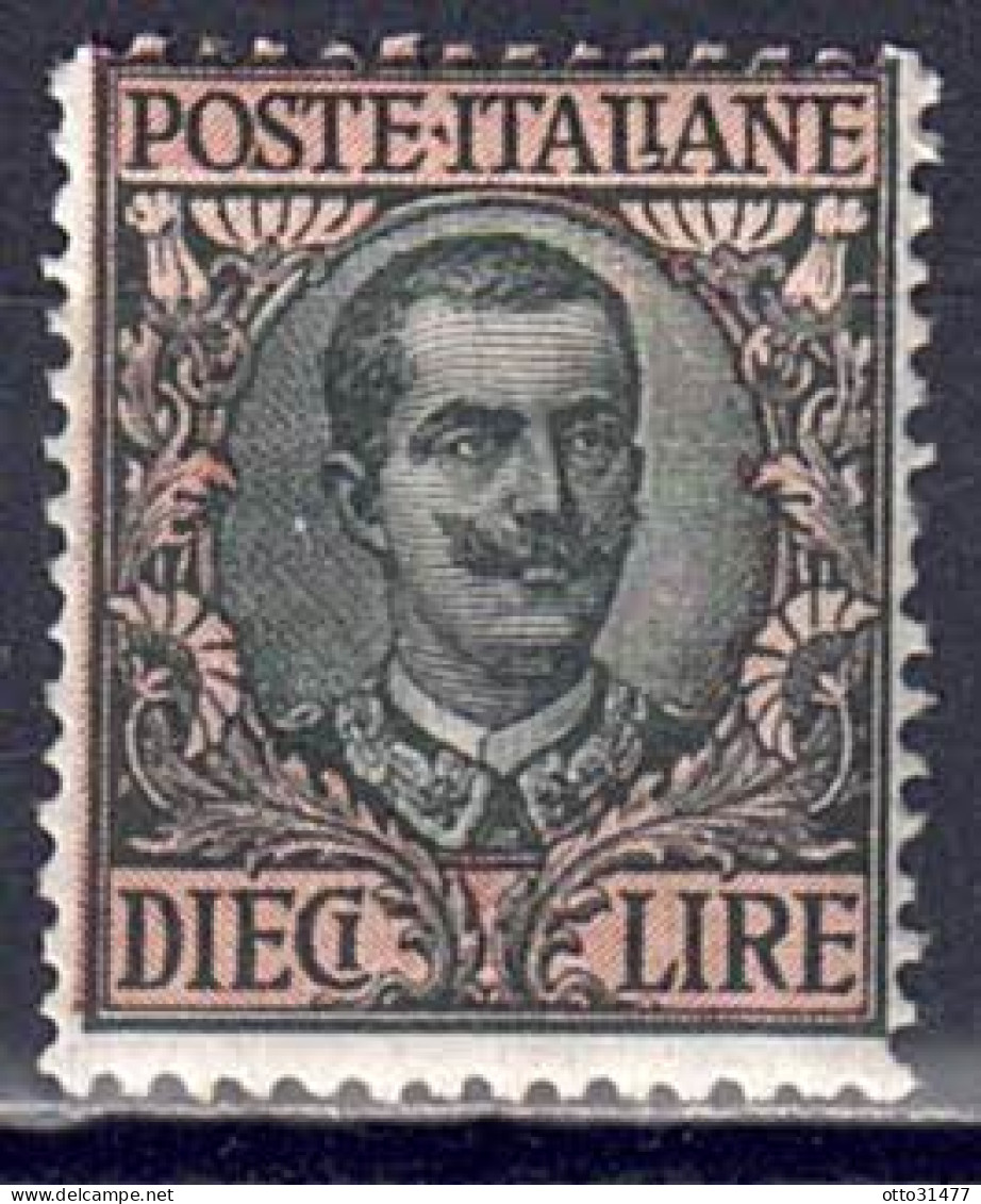 Italien 1910 - König Victor Emanuel III. Nr. 99, Gefalzt * / MLH - Neufs