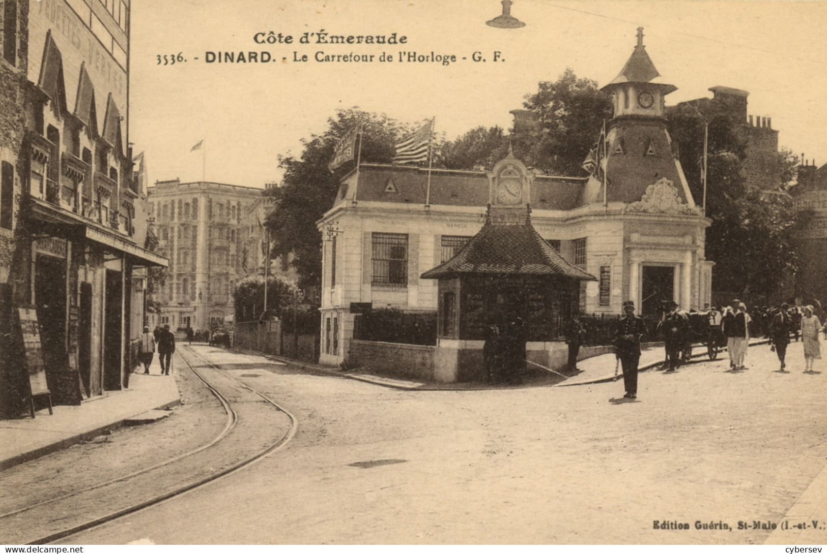 DINARD - Le Carrefour De L'Horlorge - Animé - Dinard