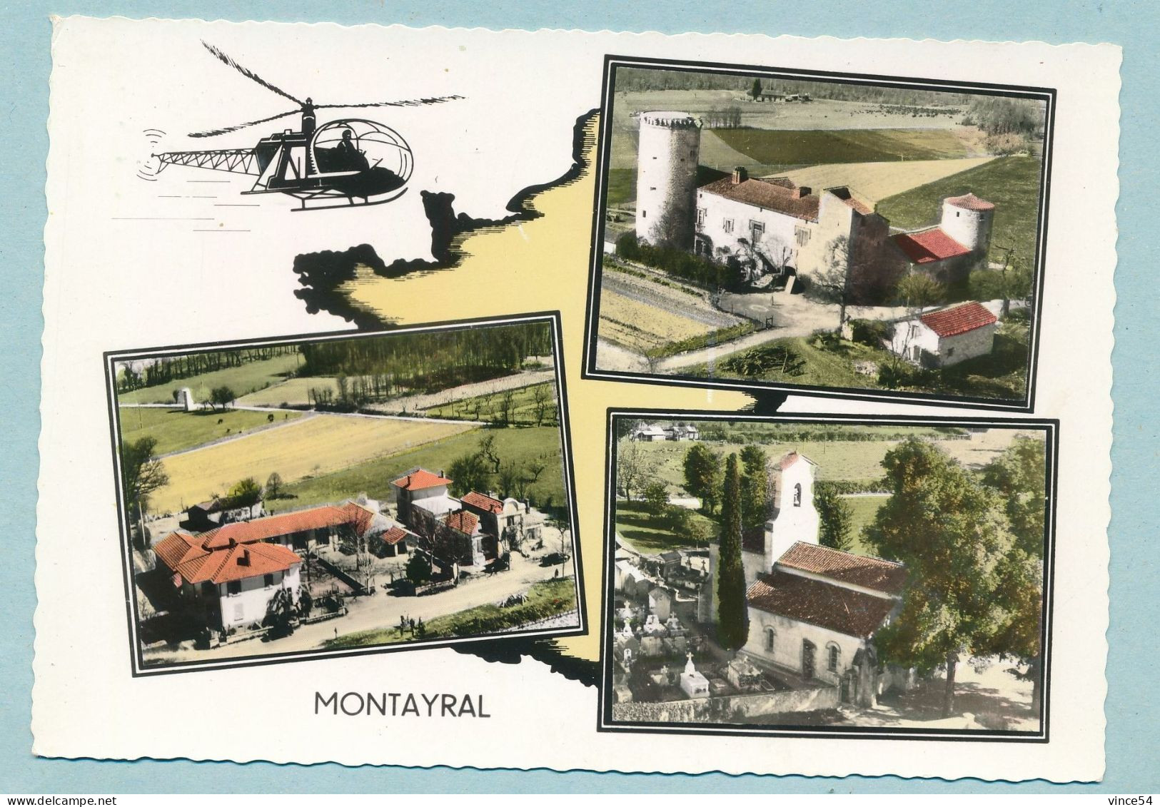 MONTAYRAL - Multivues Aériennes - Hélicoptère - Altri & Non Classificati