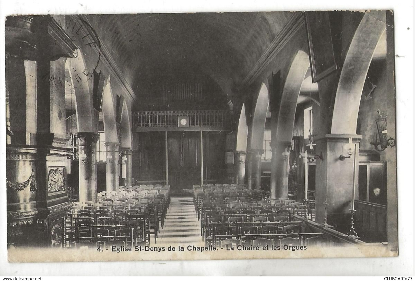 Paris 18 ème Arr (75) : Le Buffet Des Orgues De L'Église Saint-Denys De La Chapelle En 1929 PF. - Arrondissement: 18