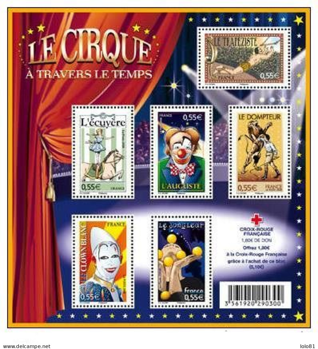 LE CIRQUE BF 121 NEUF + 6 TP **2008 - Mint/Hinged