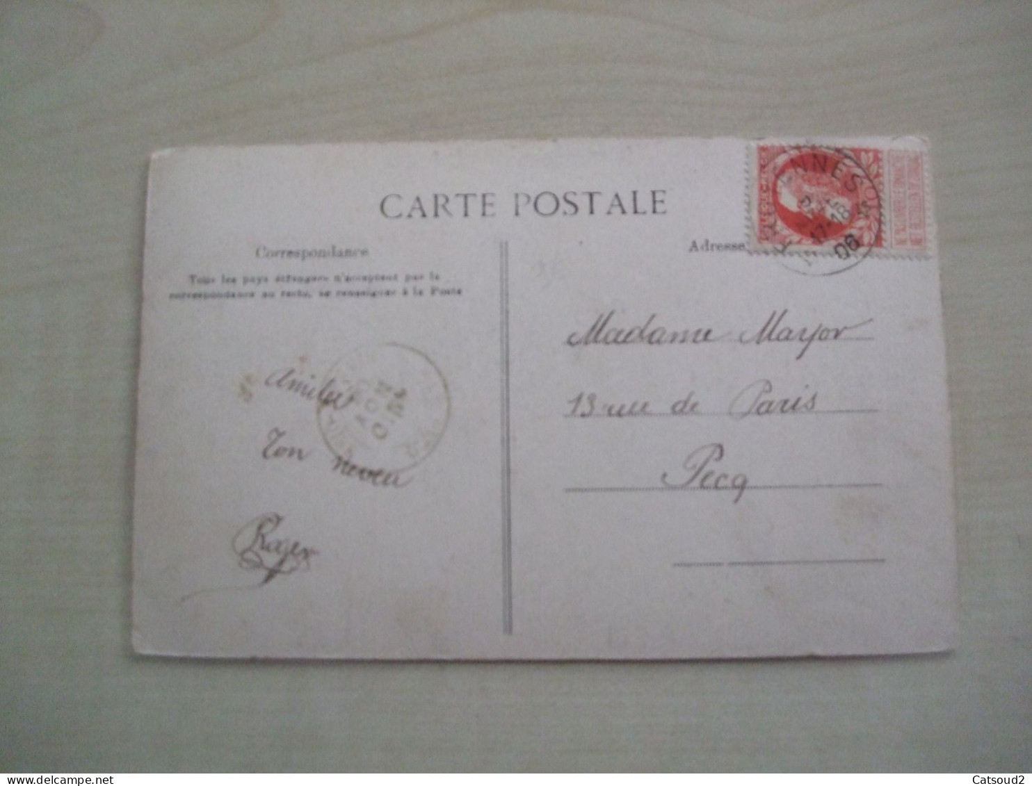 Carte Postale Ancienne 1906 PENSIONNAT PASSY-FROYENNES DE BELGIQUES Dortoir De La 2ème Division - Tournai