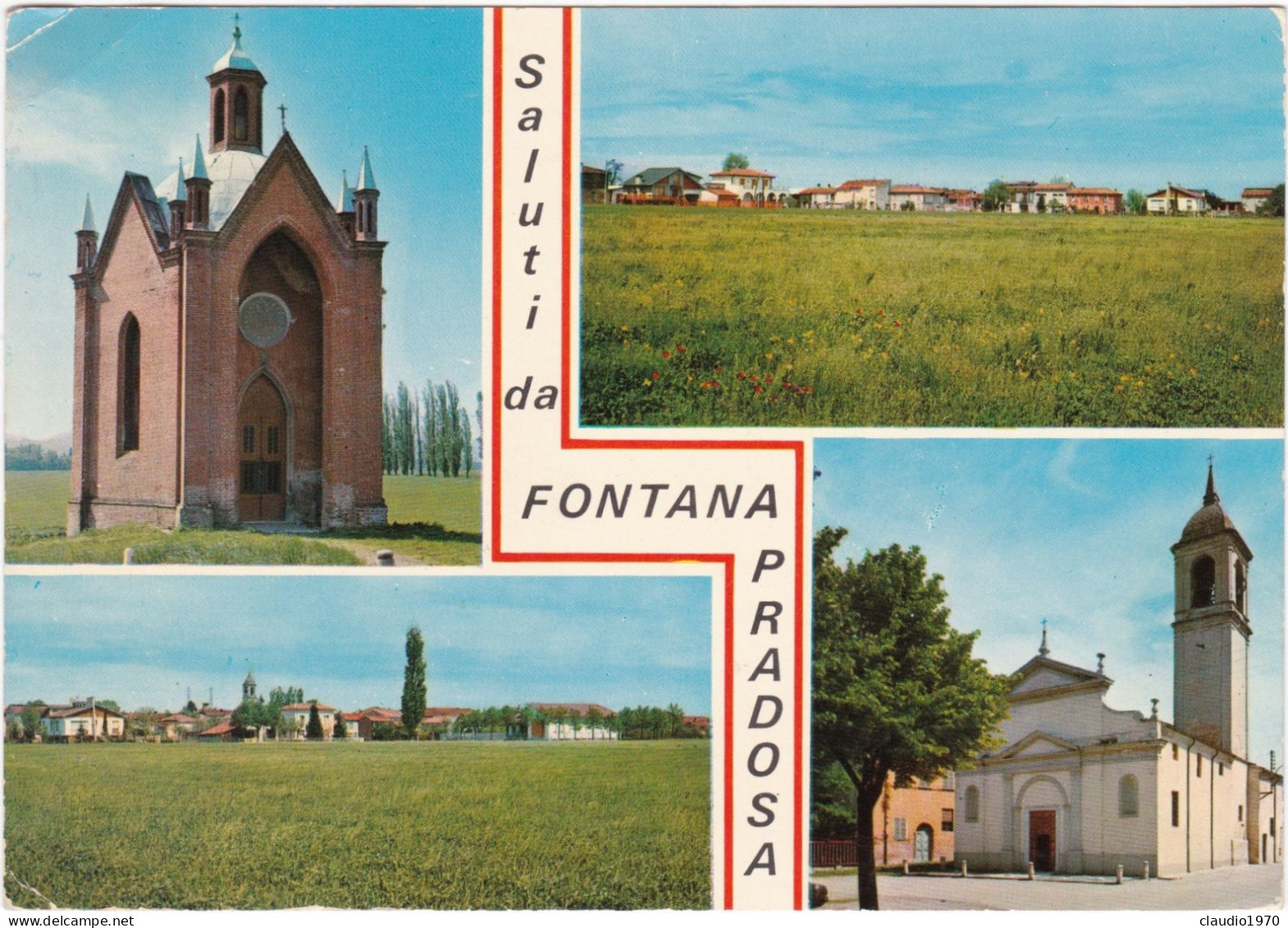 FONTANA PRODOSA (PIACENZA) - CARTOLINA  -  SALUTI DA  FONTANA PRODOSA - VIAGGIATA PER MILANO - 1972 - Piacenza