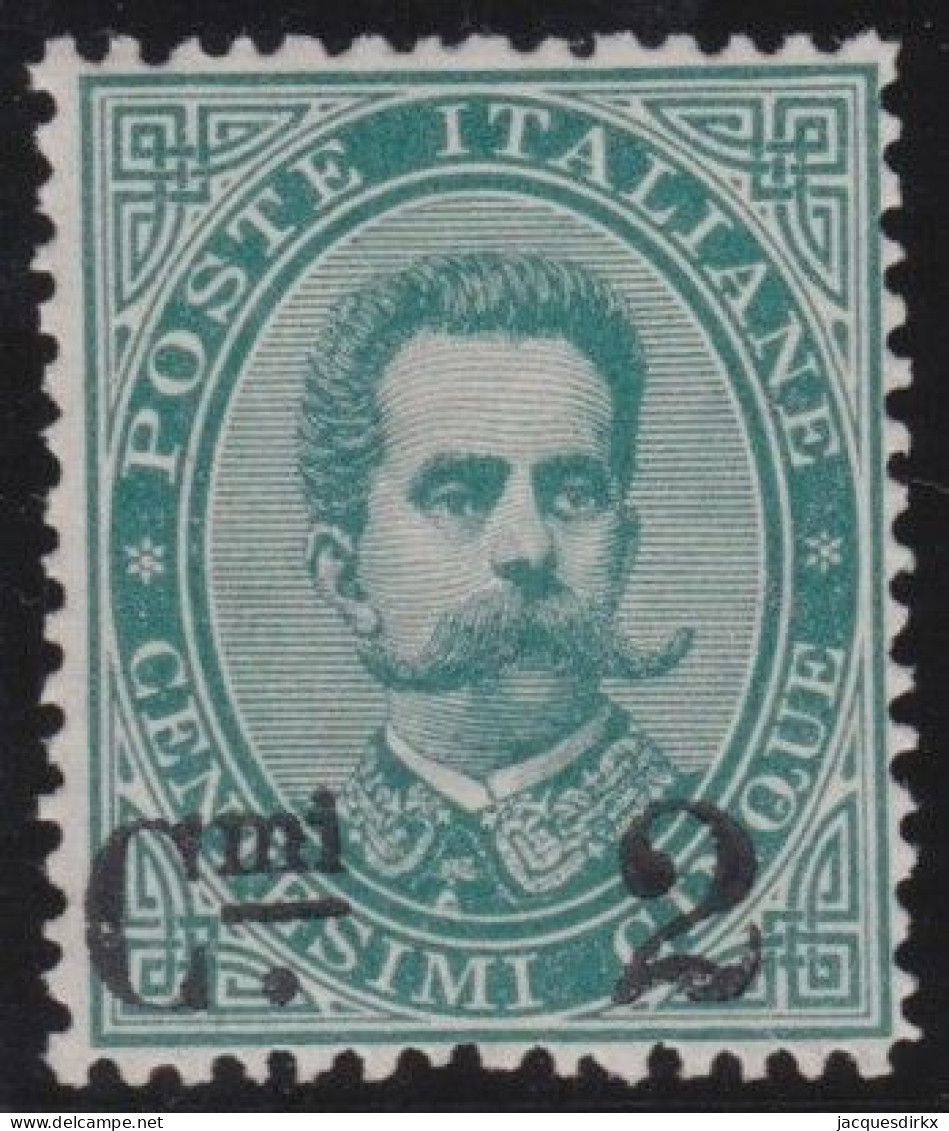 Italy    .  Y&T   .    52     .  *        .   Mint-hinged - Nuovi