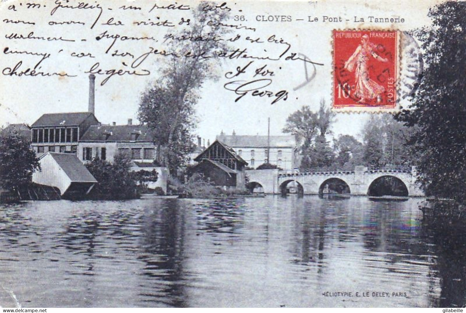 28 - CLOYES - Le Pont  - La Tannerie - Cloyes-sur-le-Loir