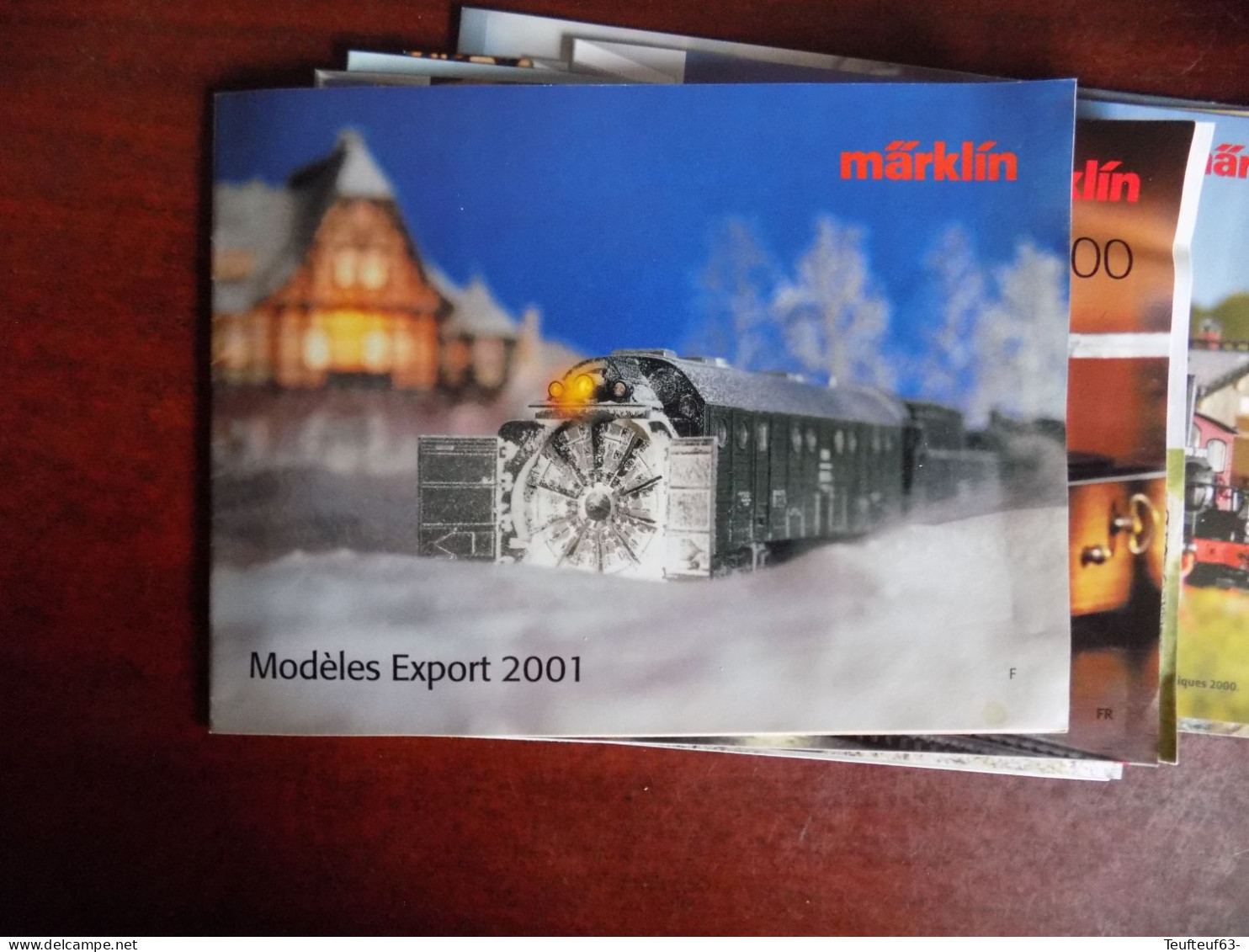 Lot De 16 Dépliants Pub Trains Miniatures Marklin - Français