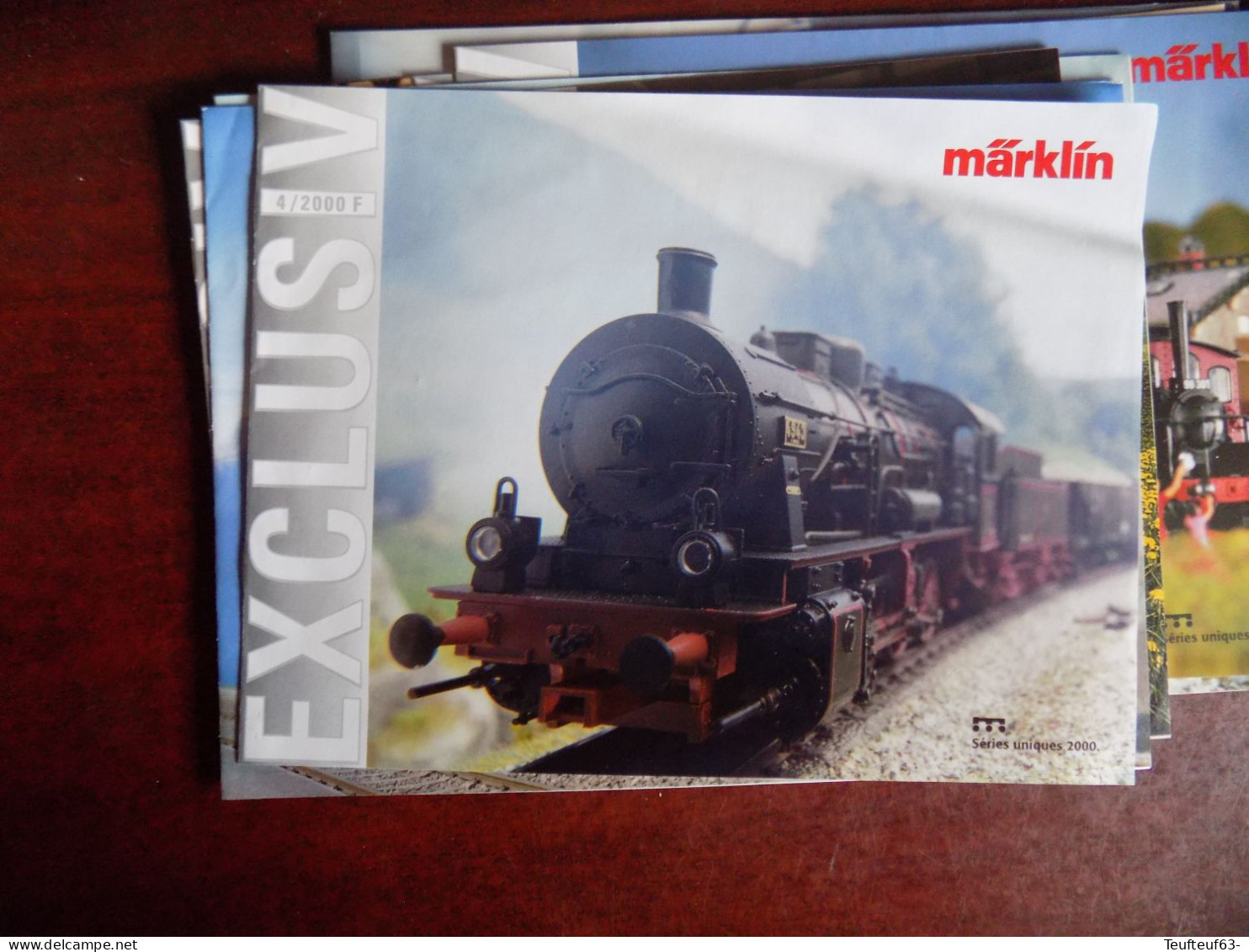 Lot De 16 Dépliants Pub Trains Miniatures Marklin - Francese