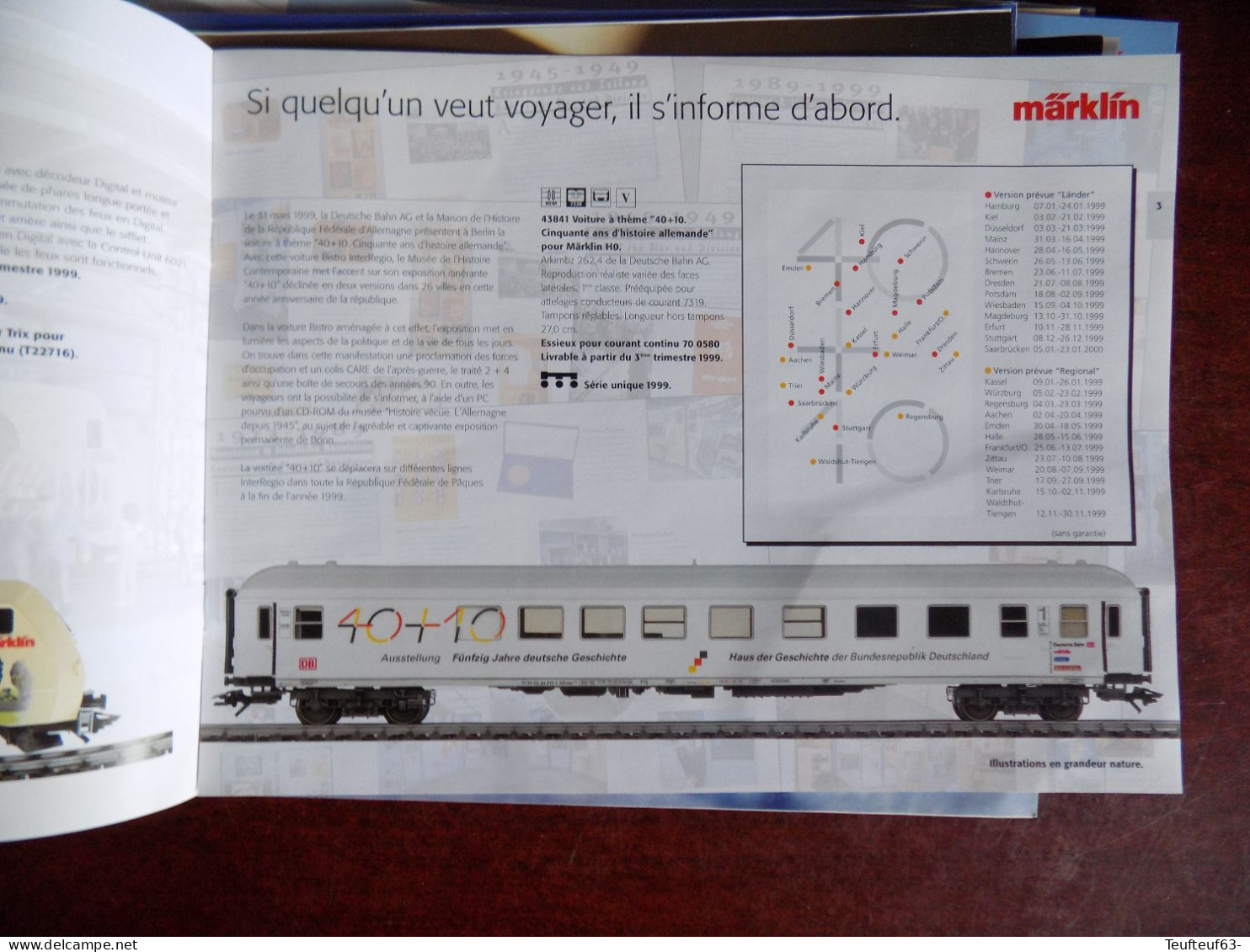 Lot De 16 Dépliants Pub Trains Miniatures Marklin - Frans