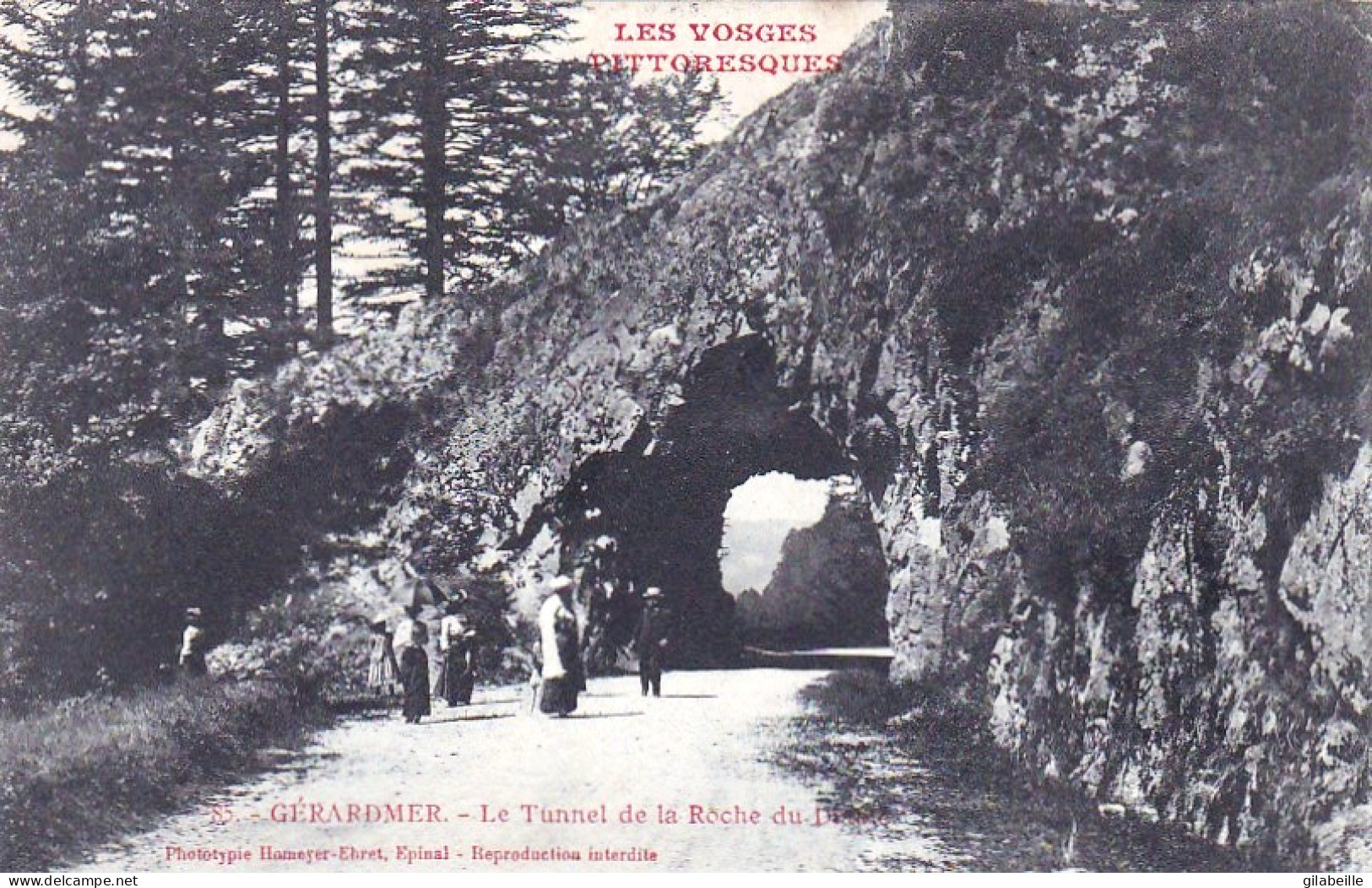 88 - GERARDMER - Le Tunnel De La Roche Du Diable - Gerardmer