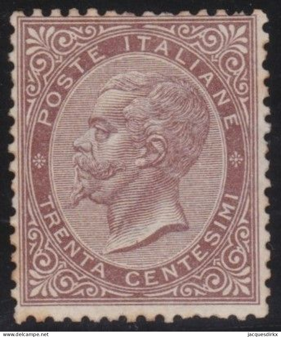 Italy    .  Y&T   .    18      .  *        .   Mint-hinged - Ungebraucht