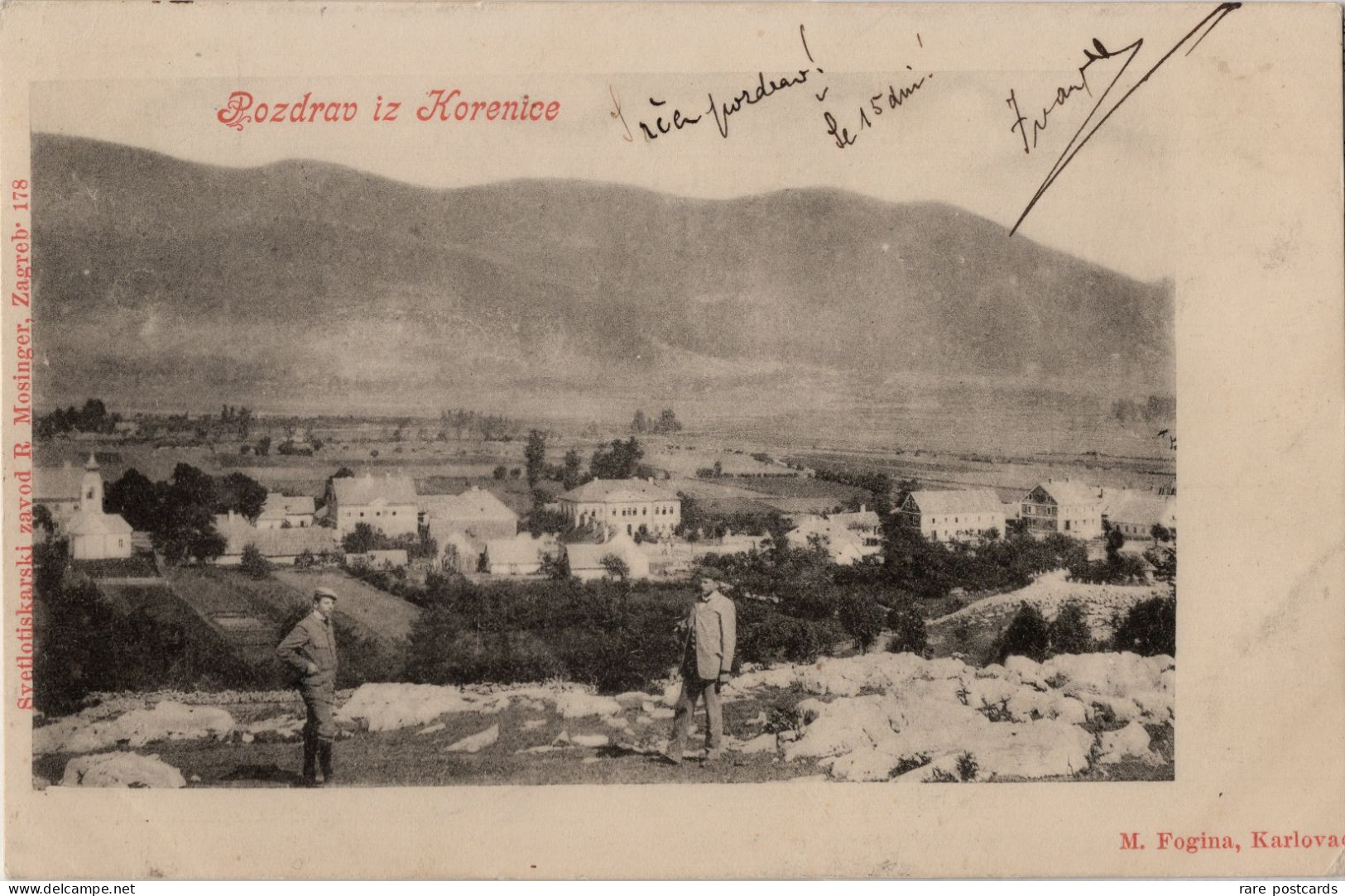 Korenica 1902 - Lika - Mosinger - Srpska Pravoslavna Crkva - Kroatien