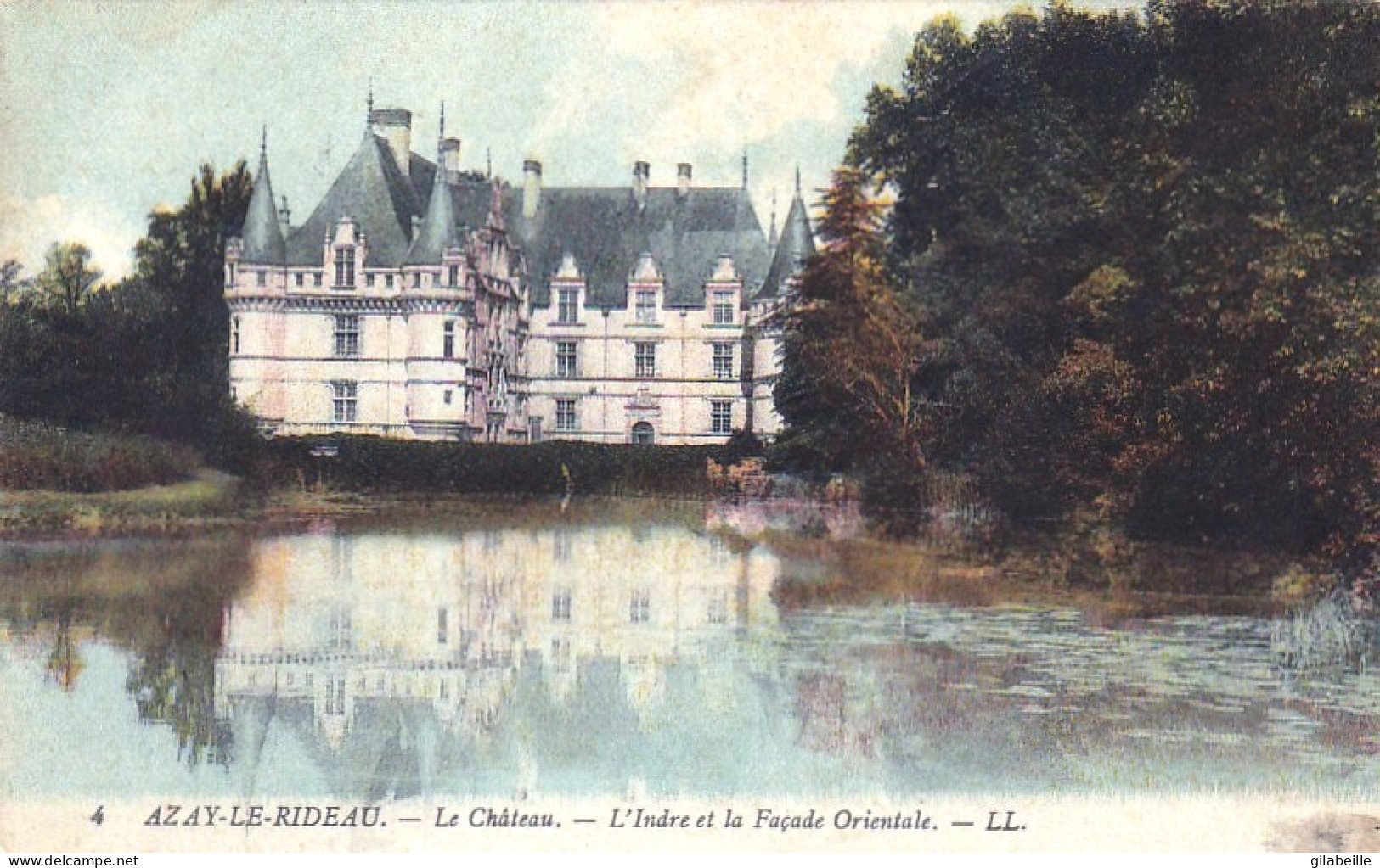 37 - AZAY Le RIDEAU  - Le Chateau - L'Indre Et La Facade Orientale - Azay-le-Rideau