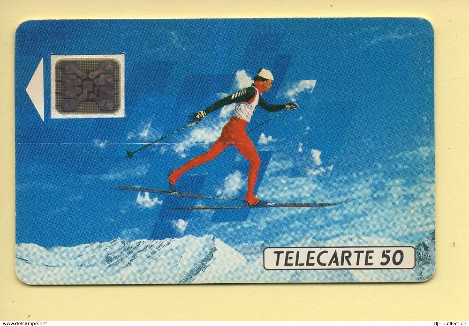 Télécarte 1991 : SKI DE FOND / 50 Unités / Numéro 34015 / 11-91 / Jeux Olympiques D'Hiver ALBERTVILLE 92 - 1991