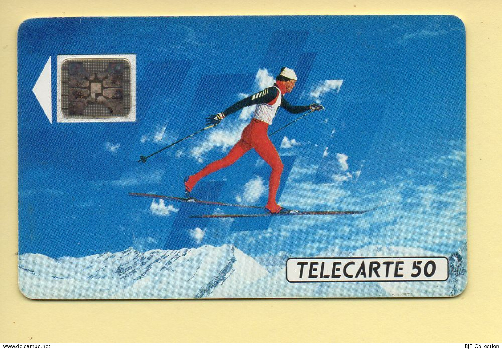 Télécarte 1991 : SKI DE FOND / 50 Unités / Numéro 34022 / 11-91 / Jeux Olympiques D'Hiver ALBERTVILLE 92 - 1991