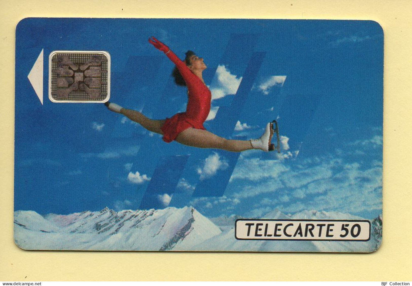 Télécarte 1991 : PATINEUSE N°2 / 50 Unités / Numéro 29322 / 06-91 / Jeux Olympiques D'Hiver ALBERTVILLE 92 - 1991