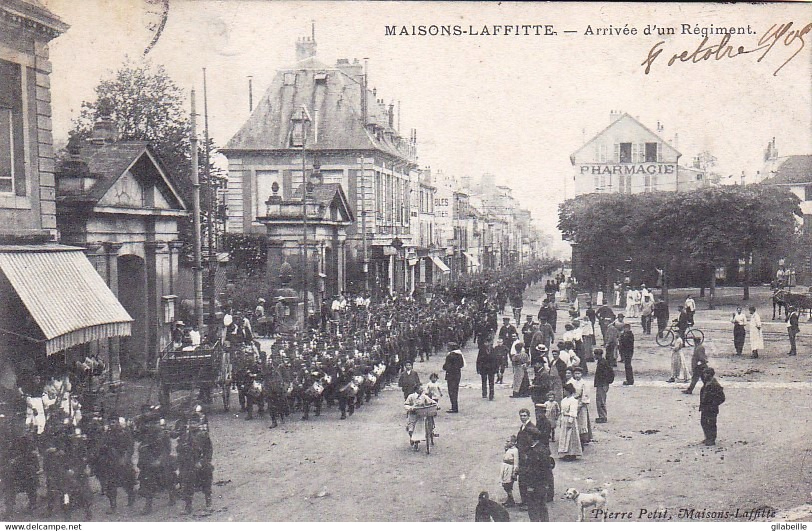 78 -  MAISONS LAFFITTE - Arrivée D'un Regiment - Maisons-Laffitte
