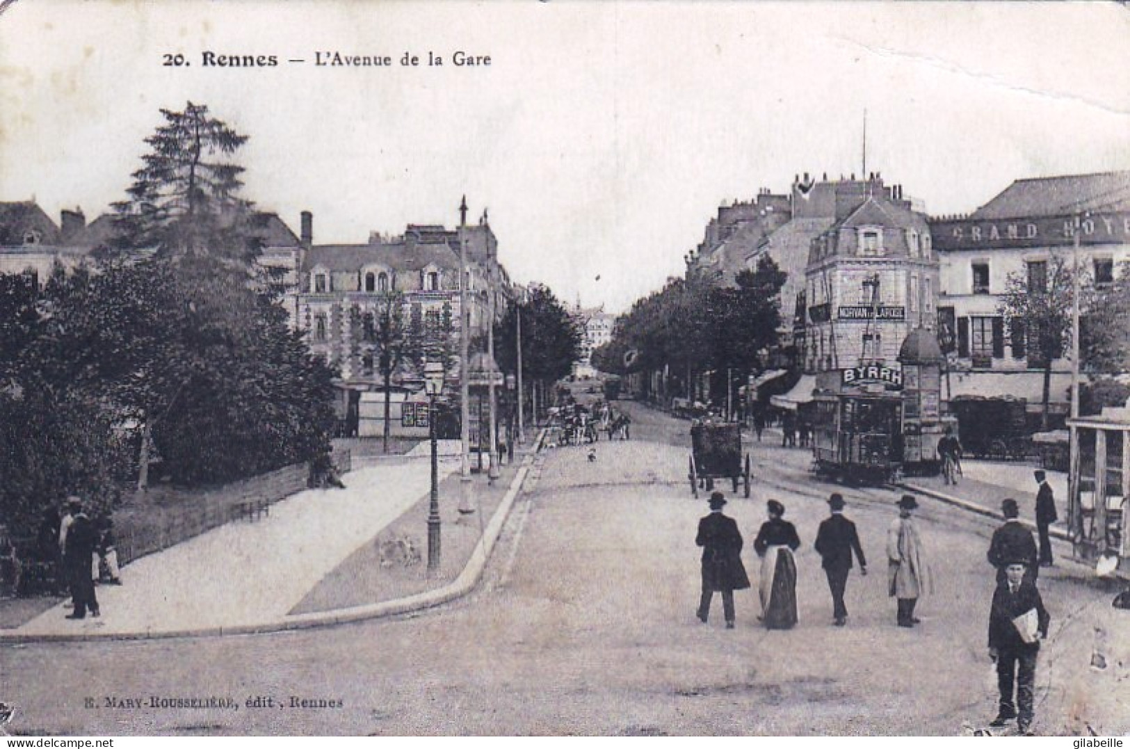35 -  RENNES -  L'avenue De La Gare - Rennes