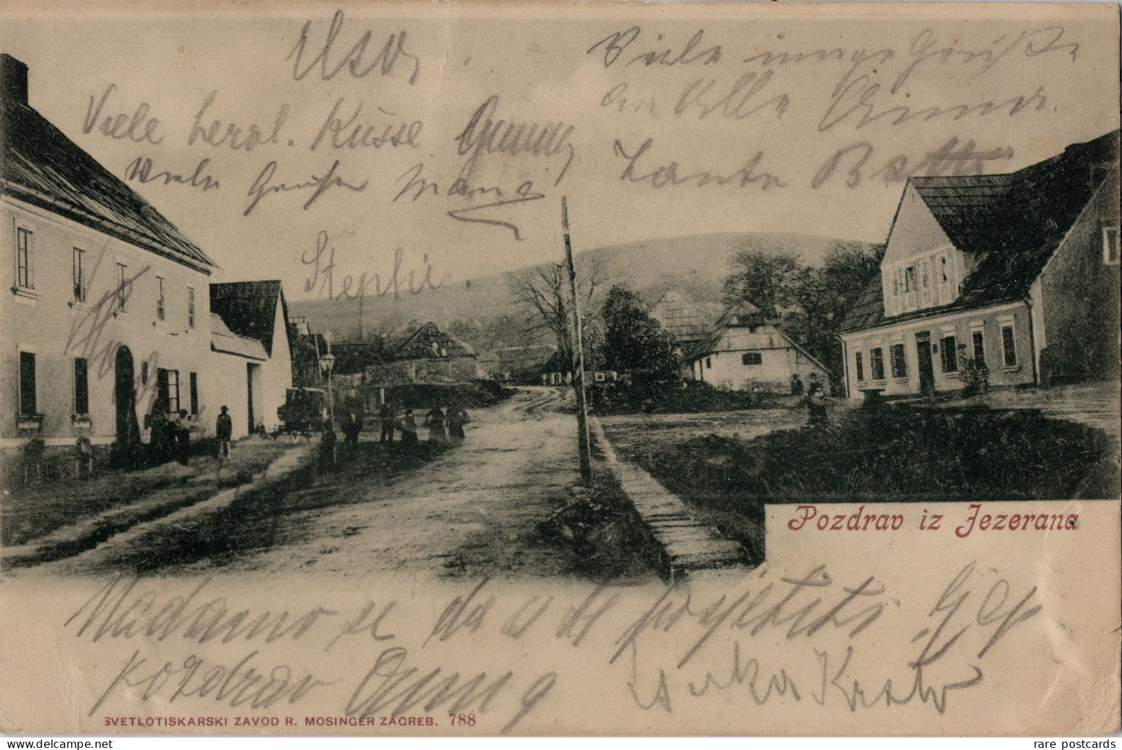 Jezerana 1905 - Lika - Mosinger - Trgovina - Croacia