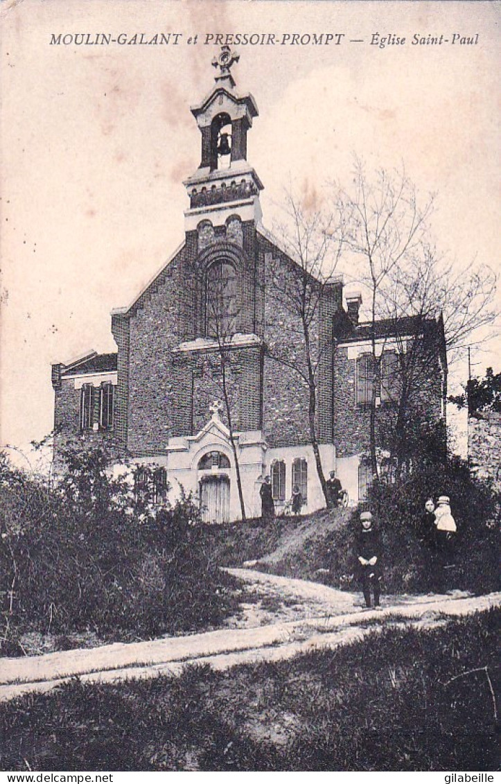 91 - MOULIN GALANT Et PRESSOIR PROMPT ( Corbeil Esonnes ) Eglise Saint Paul - Corbeil Essonnes