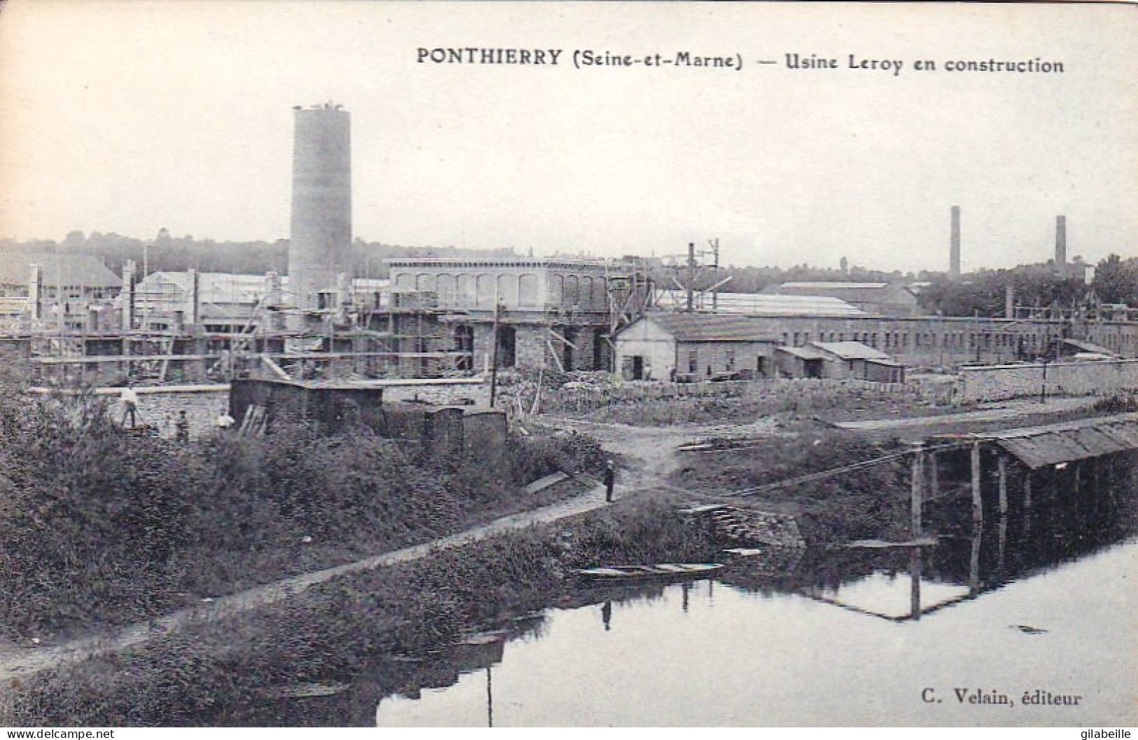 77 - Saint-Fargeau-Ponthierry - PONTHIERRY - Usine Leroy En Construction - Saint Fargeau Ponthierry