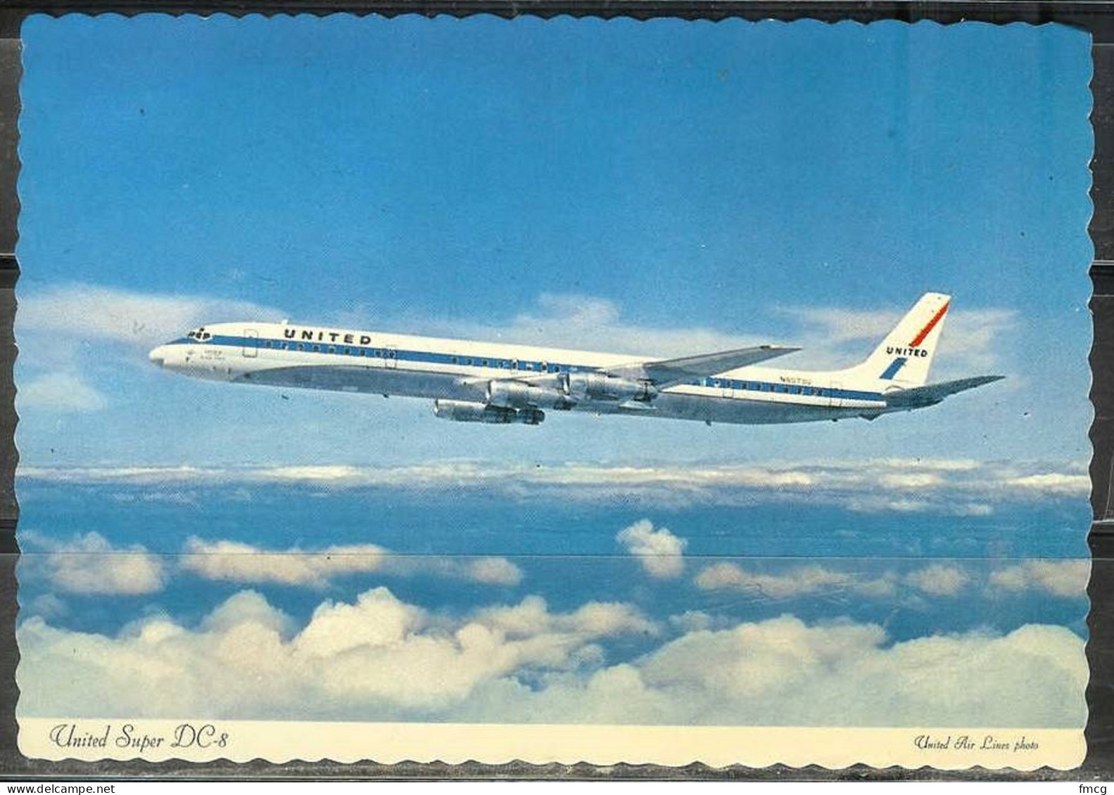 United Airlines DC-8, Unused, From 1970 - 1946-....: Ere Moderne