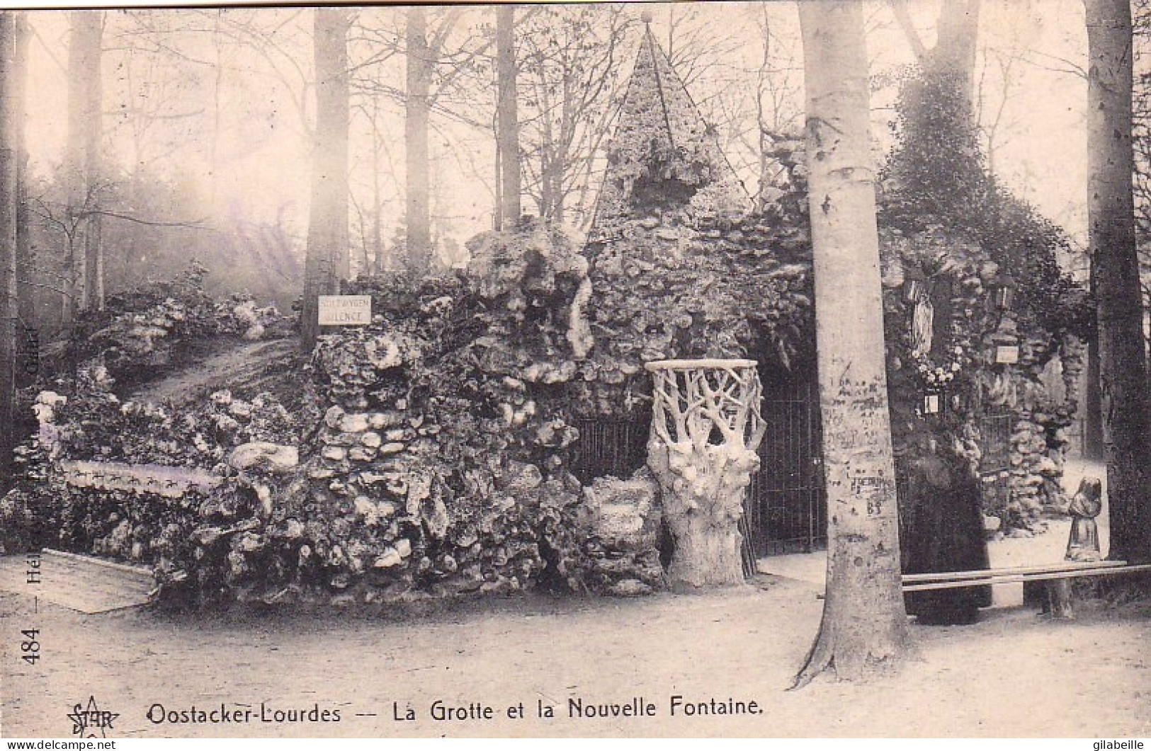 OOSTACKER - LOURDES -  La Grotte Et La Nouvelle Fontaine - Gent