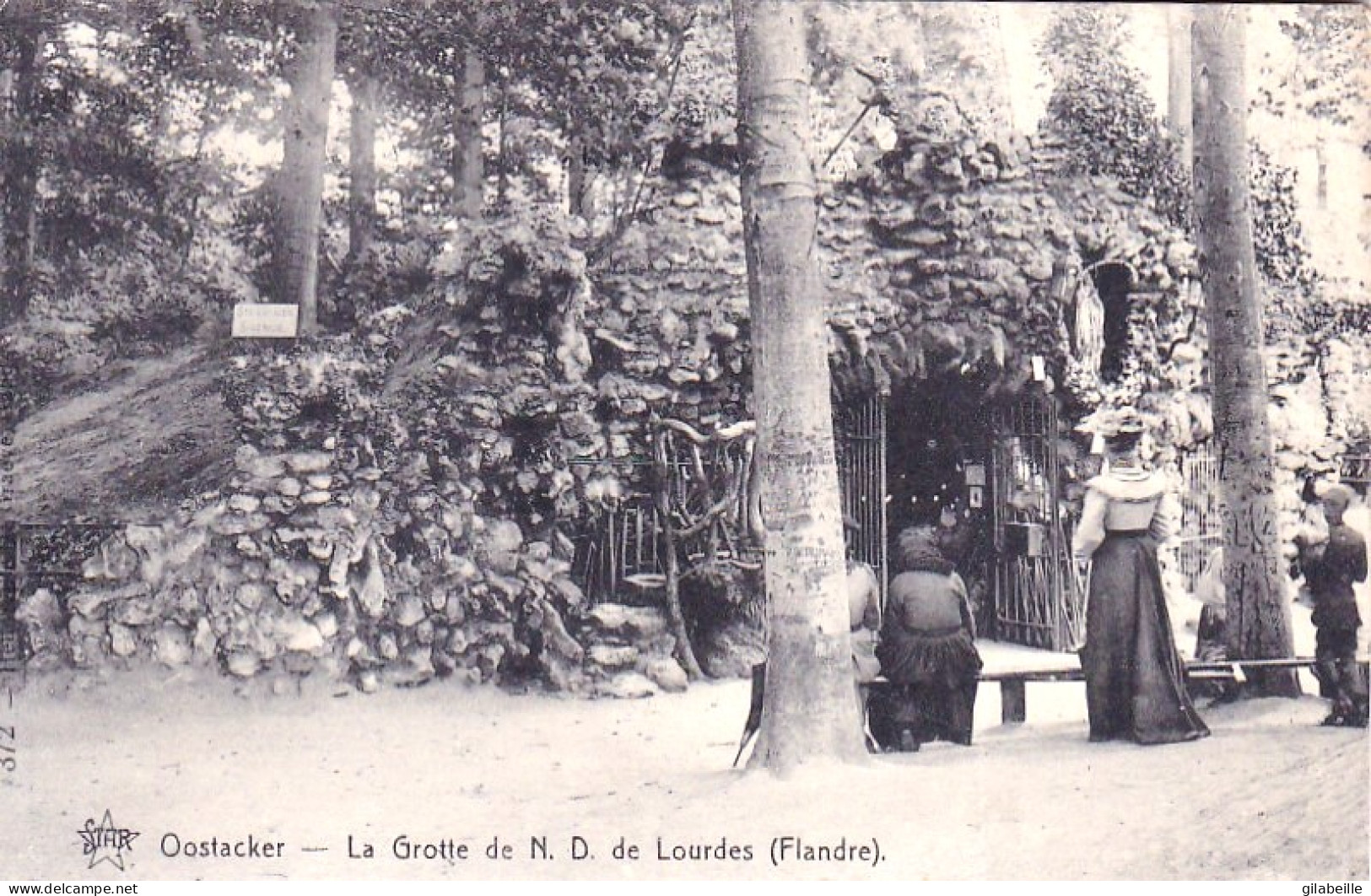 OOSTACKER - LOURDES -   La Grotte  - Gent