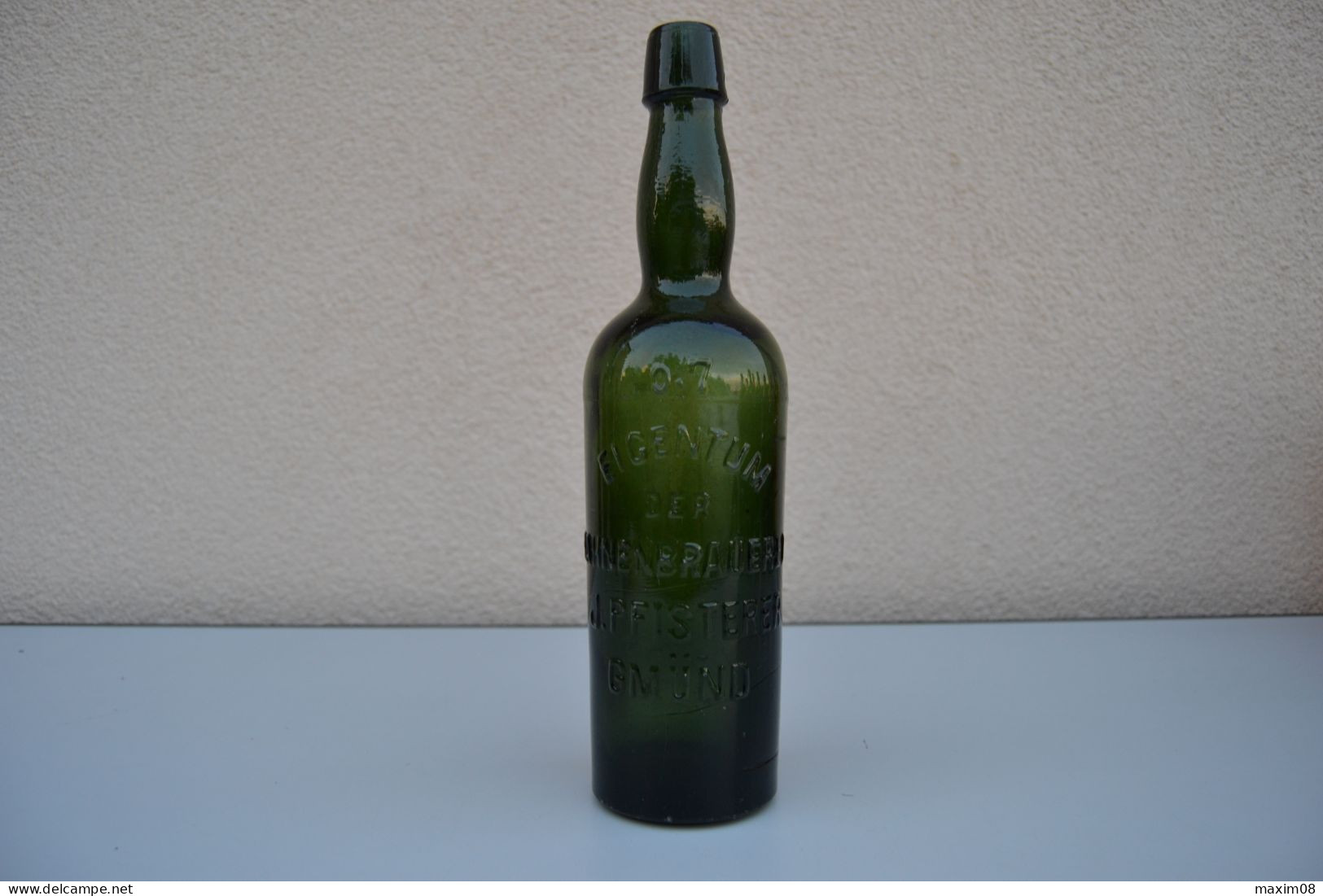 Bouteille De Bière Allemande, EIGENTUM DER HAHNEN BRAUEREI, 14/18 - 1914-18