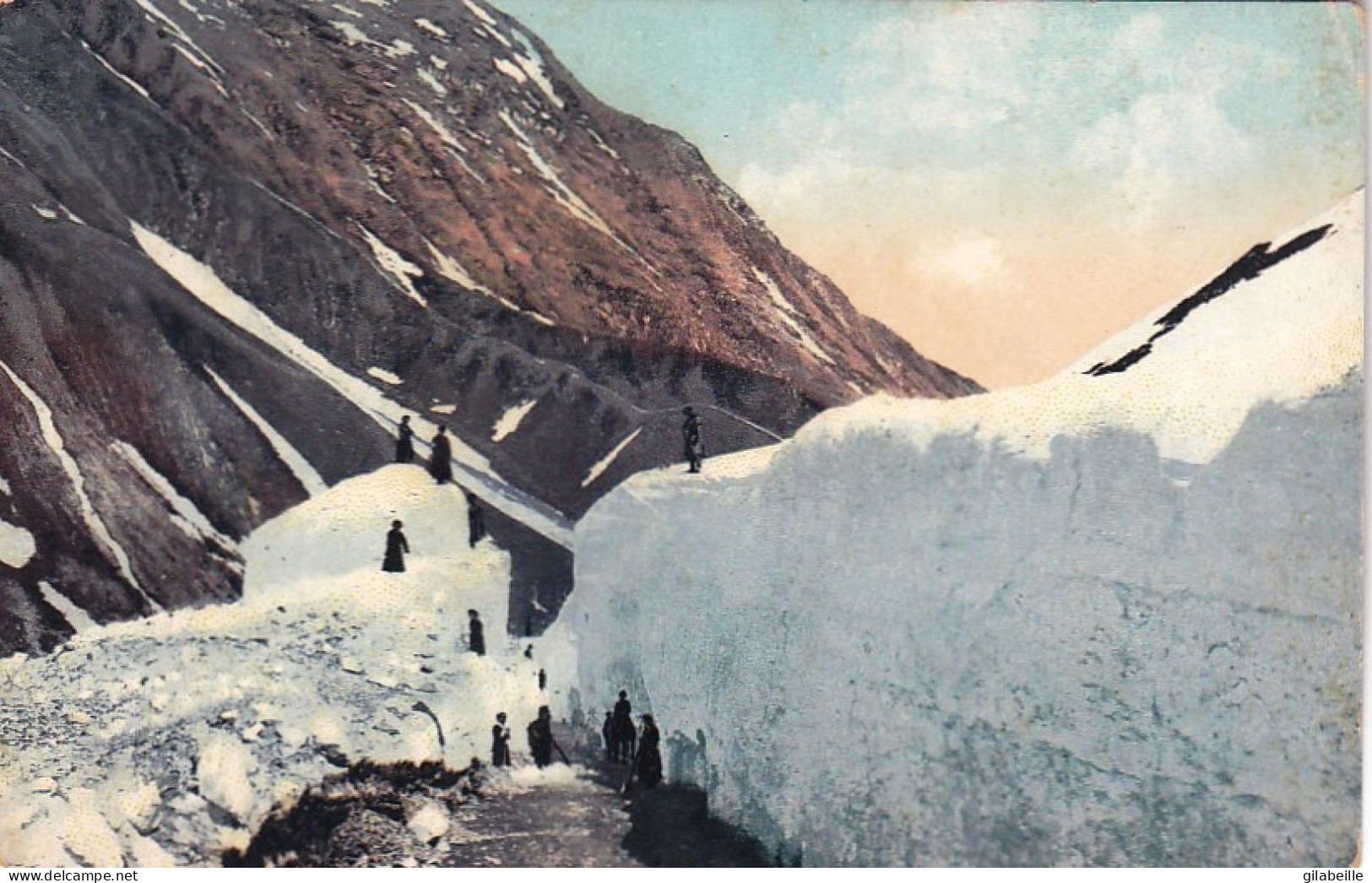 საქართველოს - Le Caucase - La Route Militaite De Georgie - Chemin A Travers Les Alavanches Aupres Du Mont Maiorscha - Georgien