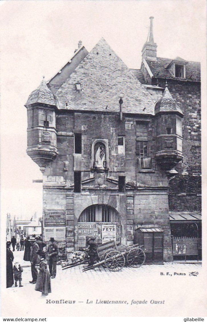 14 -  HONFLEUR -  La Lieutenance - Facade Ouest - Honfleur