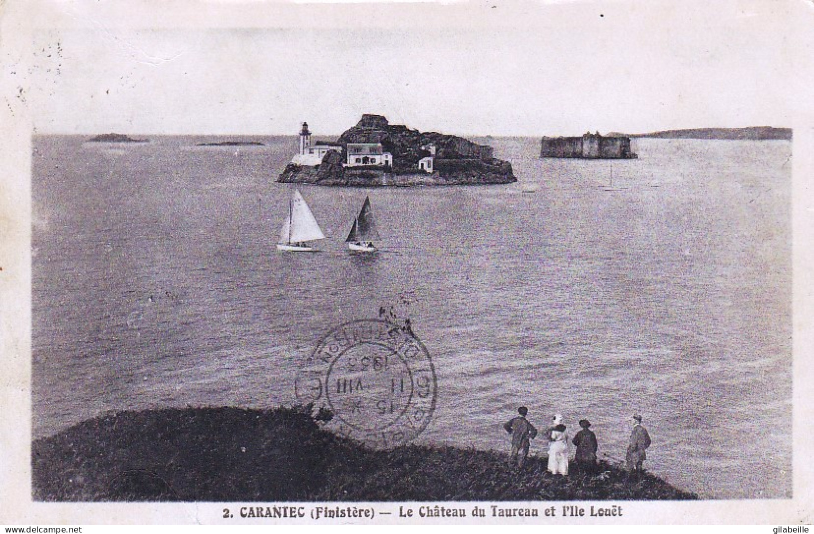 29 - CARANTEC - Le Chateau Du Taureau Et L'ile Louet - Carantec