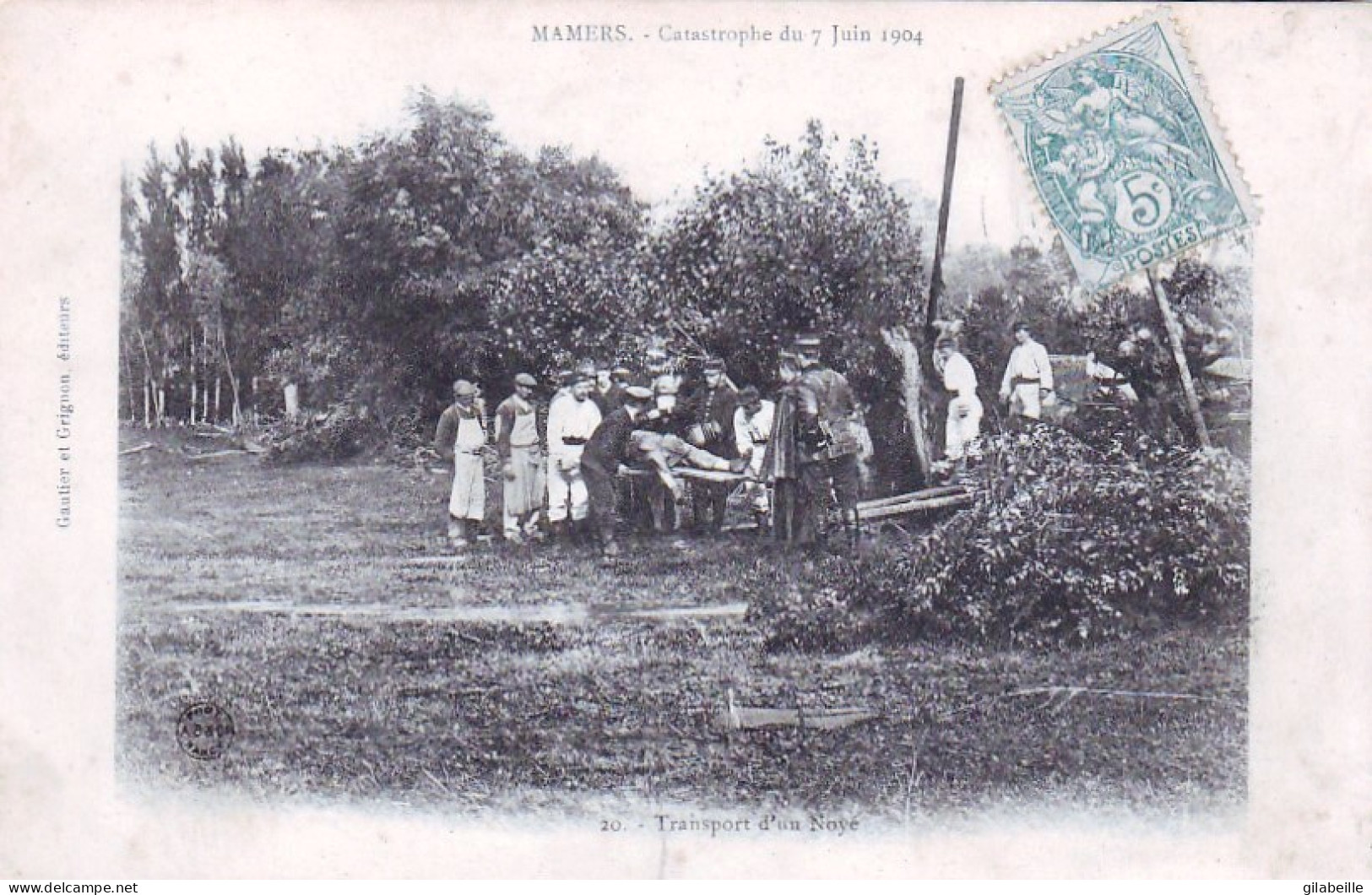 72 - MAMERS - Catastrophe Du 7juin 1904 - Mamers