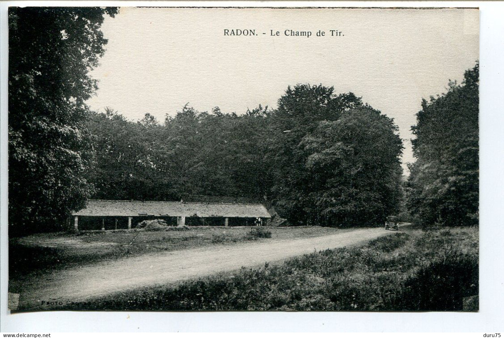 CPA Non écrite * RADON ( Orne ) Le Champ De Tir * Excellent état - Otros & Sin Clasificación