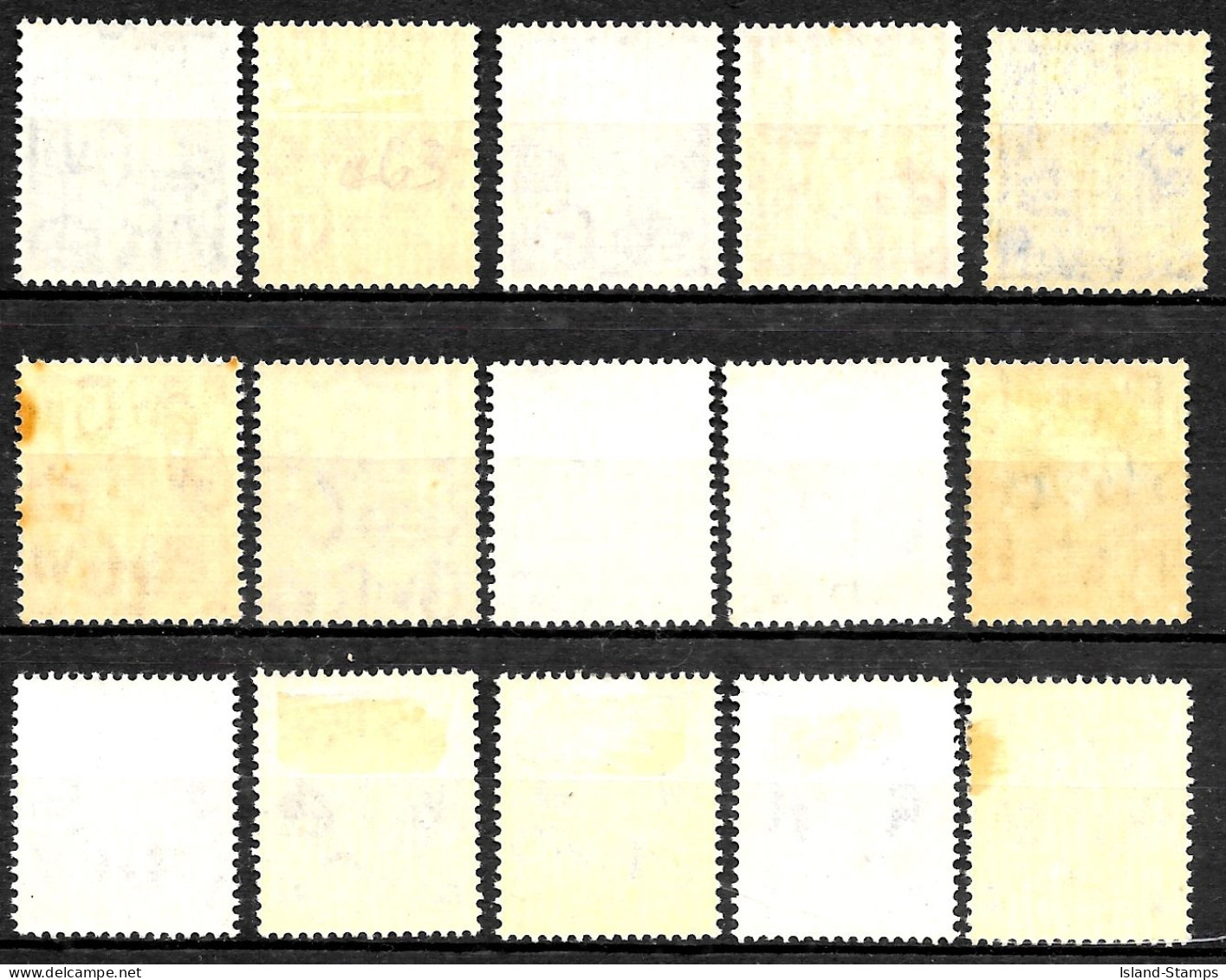 KGVI, 1937-47 SG462-475 ½d-1s, Dark Colours Set Mounted Mint + Unmounted Mint See Scan Hrd2a - Ungebraucht