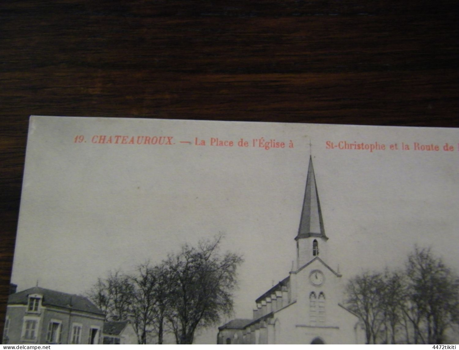 CPA - Châteauroux  (36) - Place De L'Eglise Saint St Christophe - Route De Buzançais - 1910 - SUP (HV 79) - Chateauroux