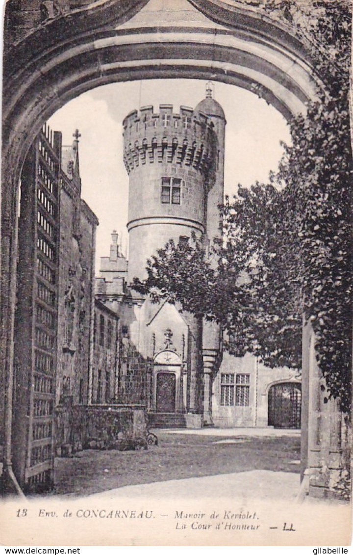 29  - CONCARNEAU -  Château De Kériolet - La Cour D'honneur - Concarneau