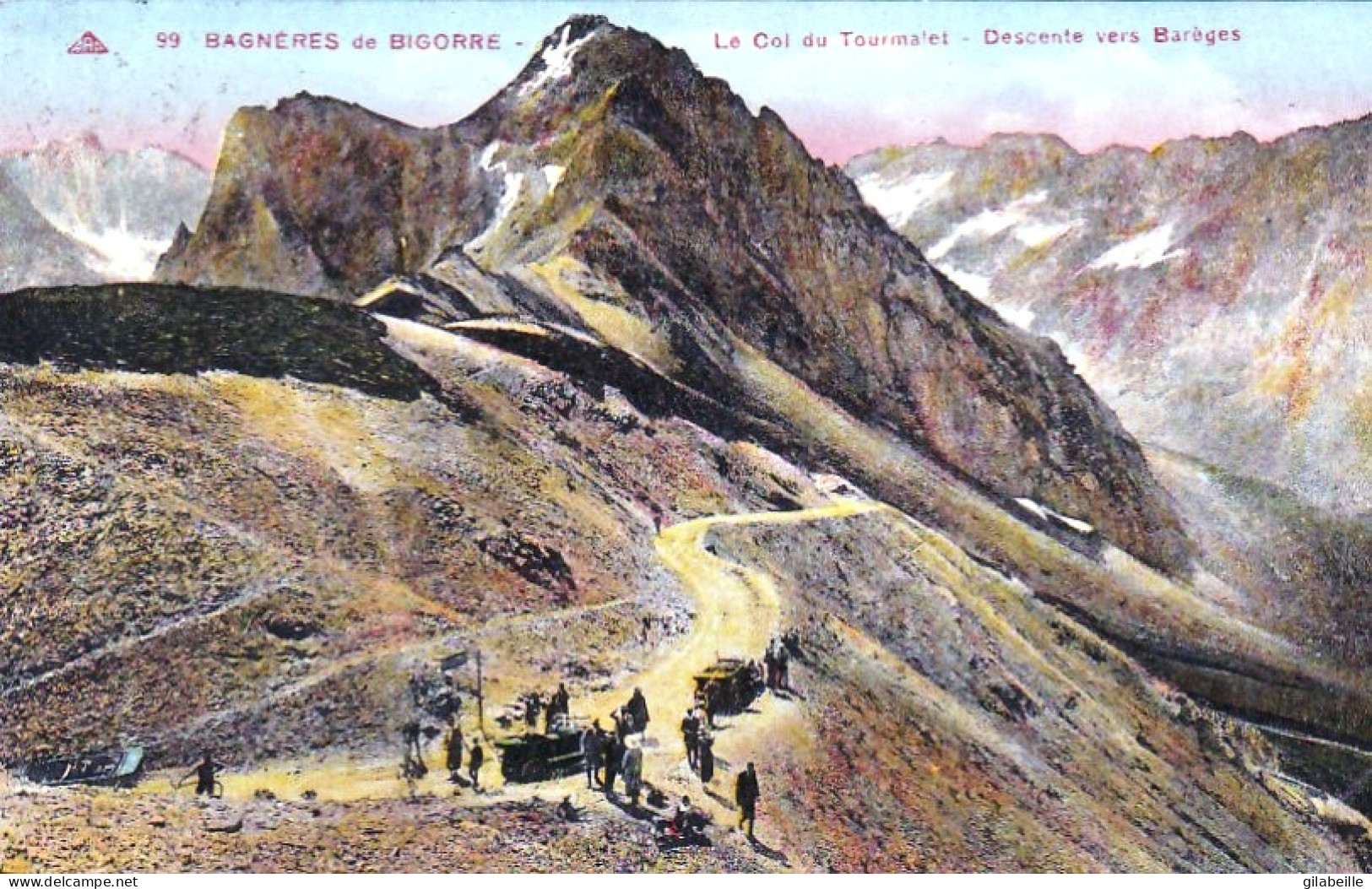 65 - BAGNERES De BIGORRE - Le Col Du Tourmalet - Descente Vers Bareges - Bagneres De Bigorre