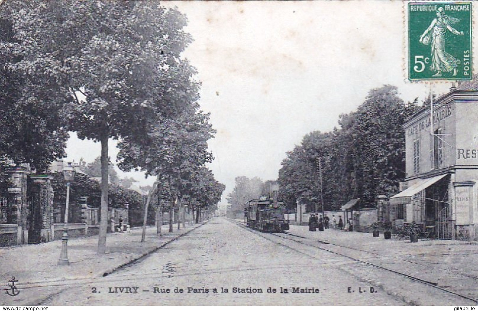 93 -  LIVRY - Rue De Paris A La Station De La Mairie - Livry Gargan