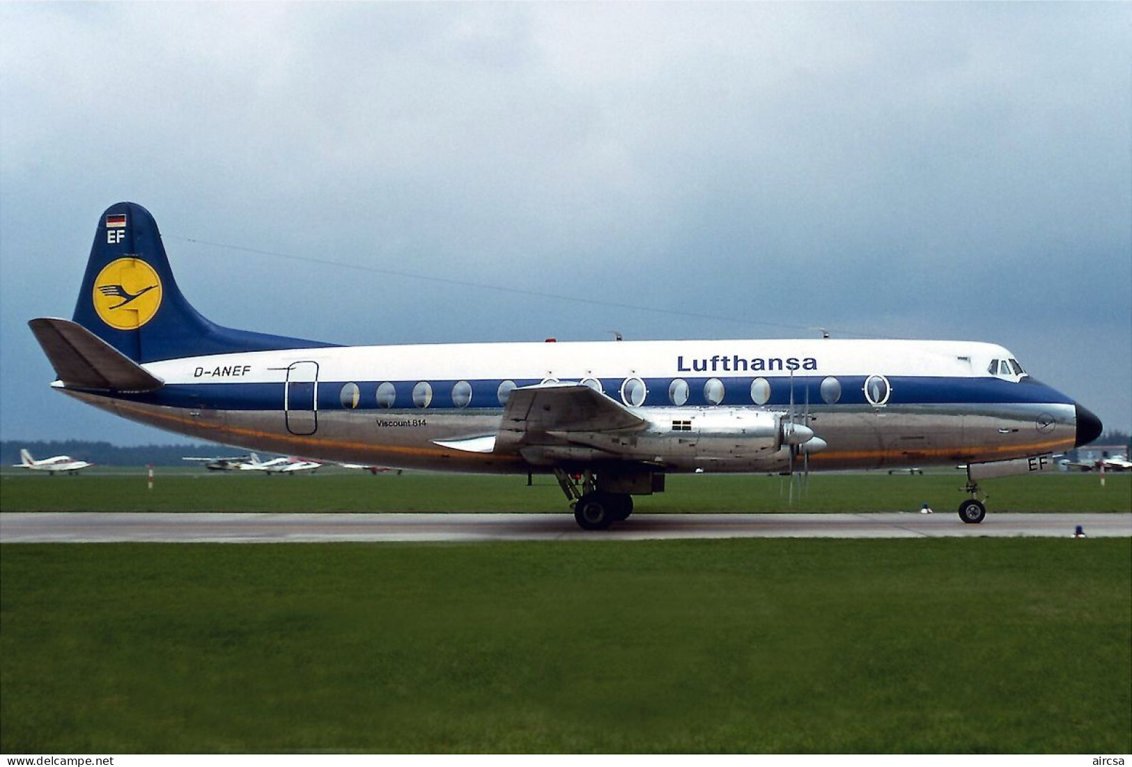 Aviation Postcard-WGA-1427 LUFTHANSA Viscount - 1946-....: Modern Era