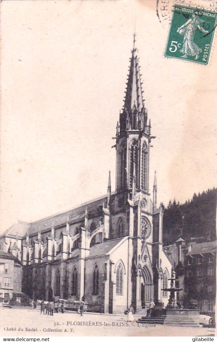 88 -  PLOMBIERES Les BAINS - L'église - Plombieres Les Bains