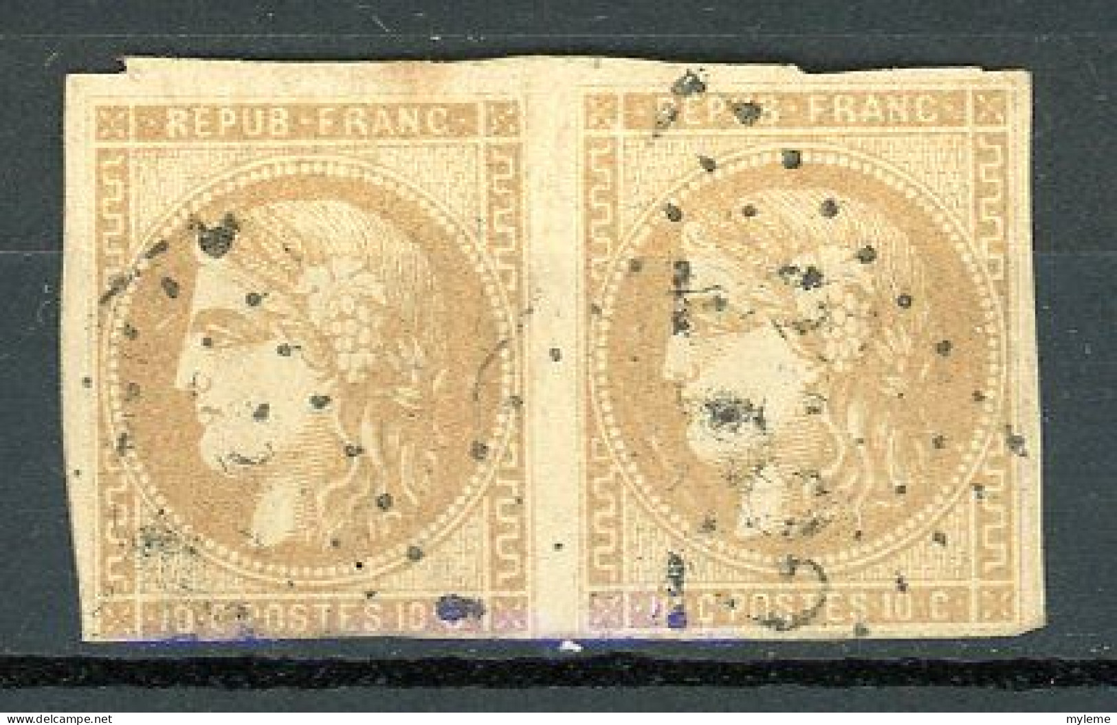 AW-13 France N° 43A Ou B Oblitéré à 10% De La Cote.   A Saisir !!! - 1870 Bordeaux Printing