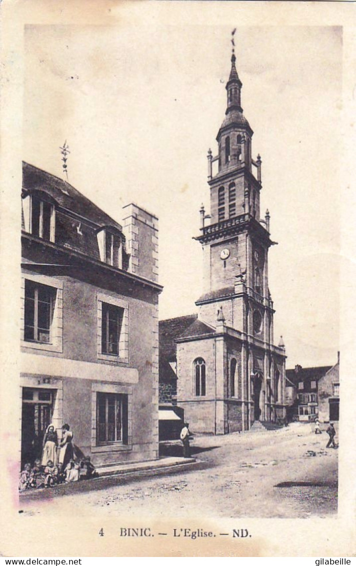 22 - BINIC - L'église - Binic