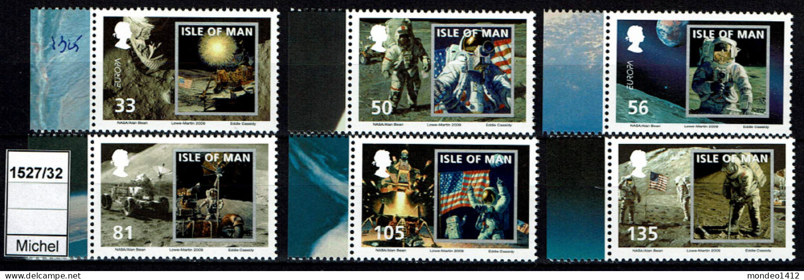 Isle Of Man - 2009 - MNH - Moon Landing Anniversary, Maanlanding - Isle Of Man