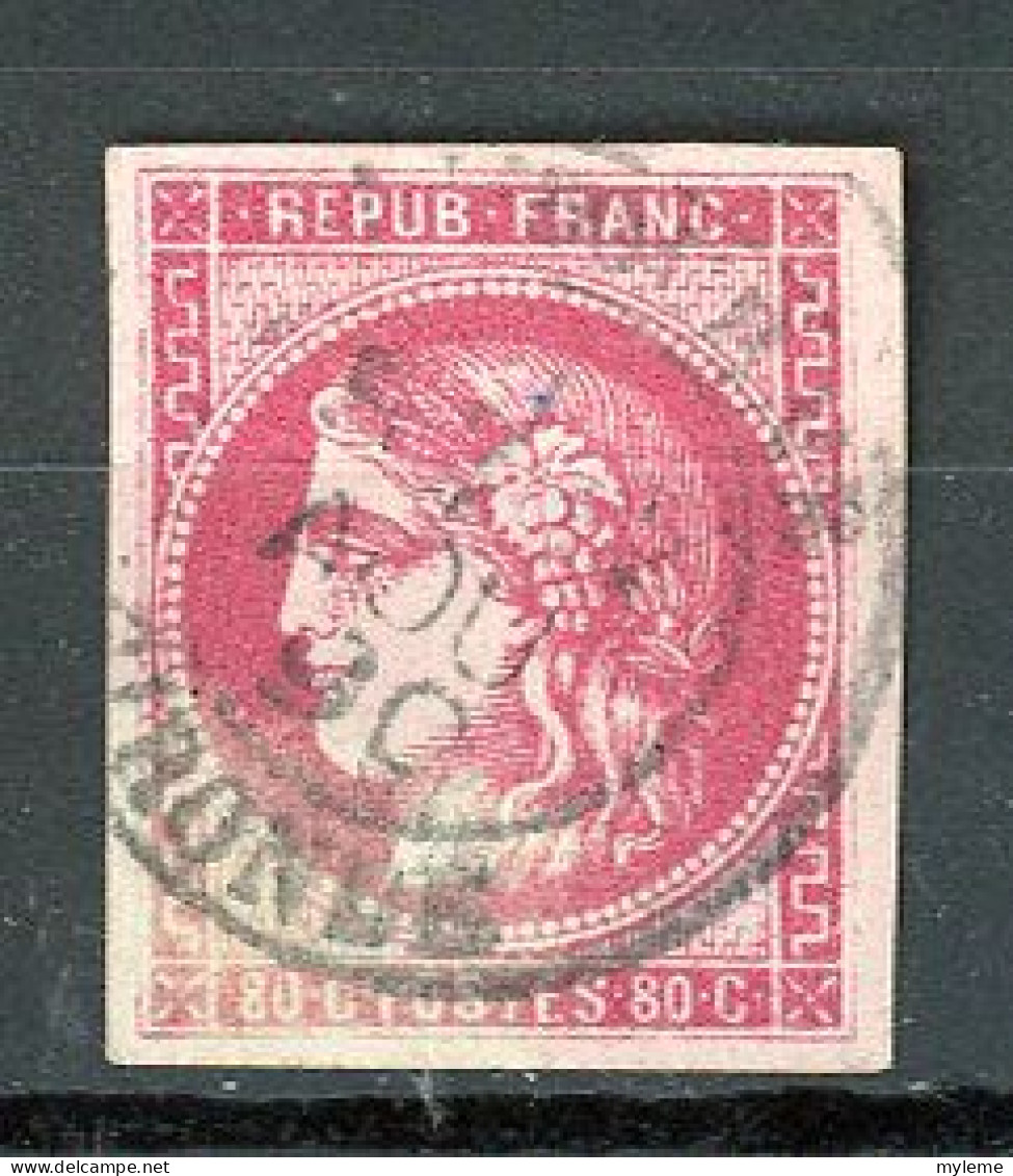 AW-13 France N° 49 Oblitéré à 10% De La Cote.   A Saisir !!! - 1870 Bordeaux Printing