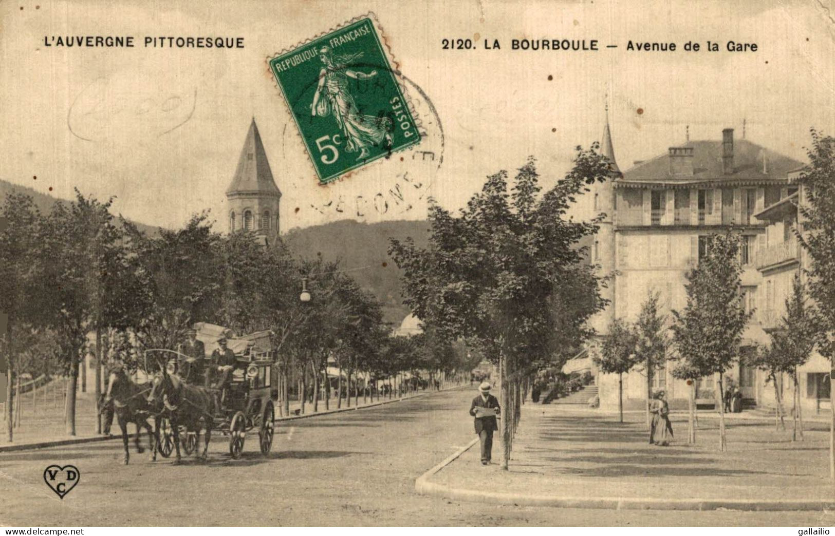 LA BOURBOULE AVENUE DE LA GARE - La Bourboule