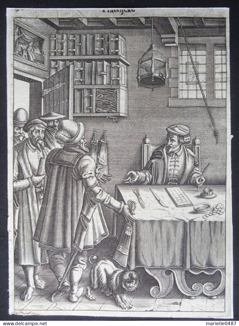 Le Percepteur D'impôts. Damhouder 1650 - Prints & Engravings