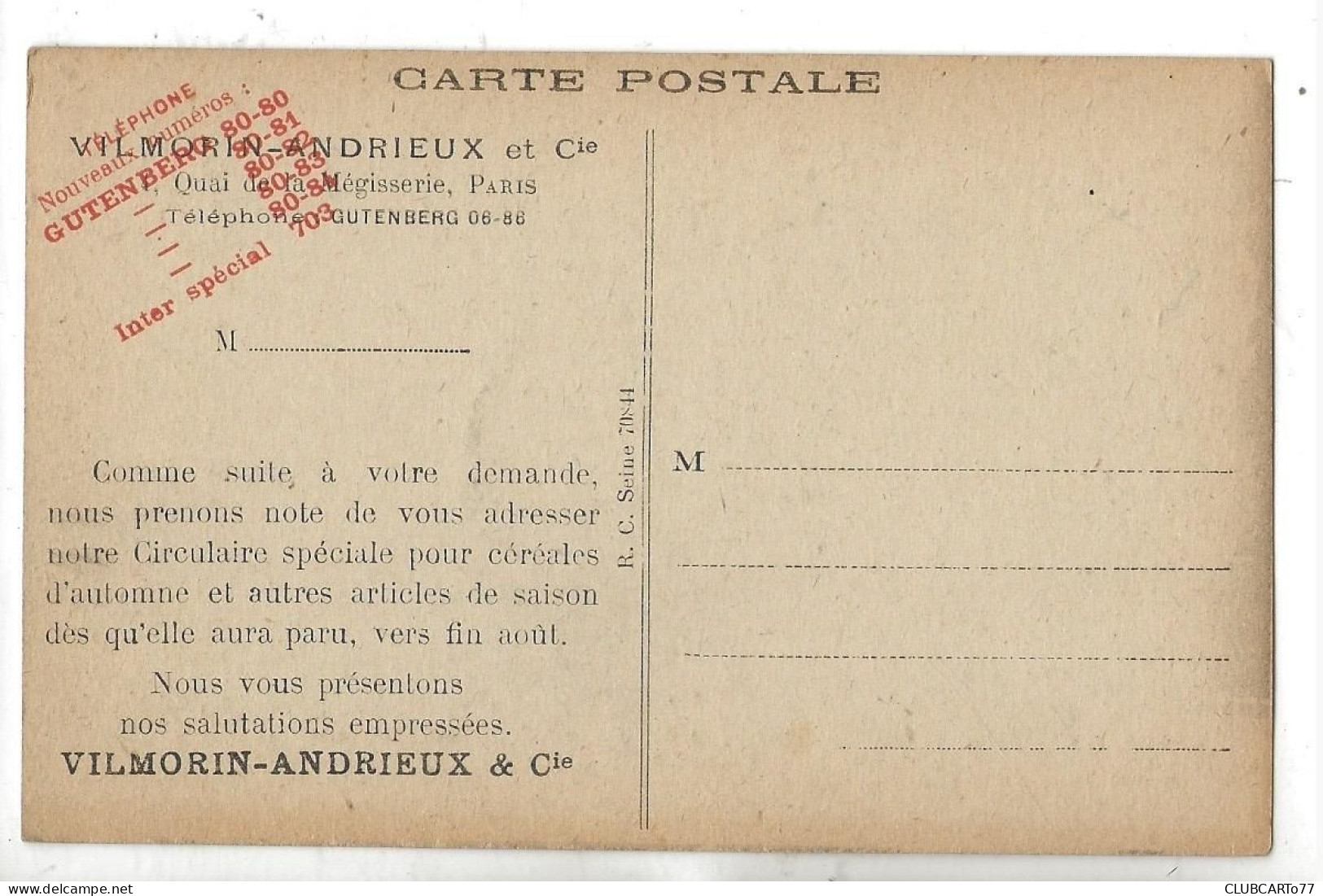 Verrières-le-Buisson (91)  : Le Laboratoire De Chimie Des Etablissements De Vilmorin En 1920 PF. - Verrieres Le Buisson